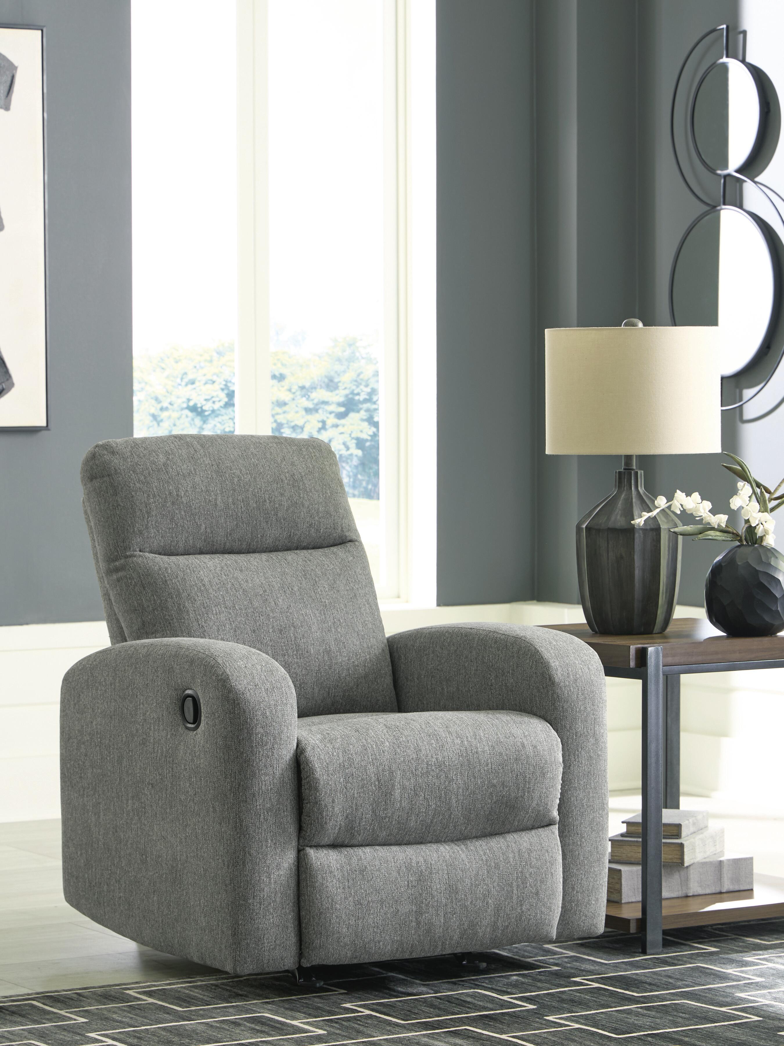 Dar Furniture - Ashley Furniture - Gauntlet Recliner - Rocker Recliner / Sterling - PC4220425