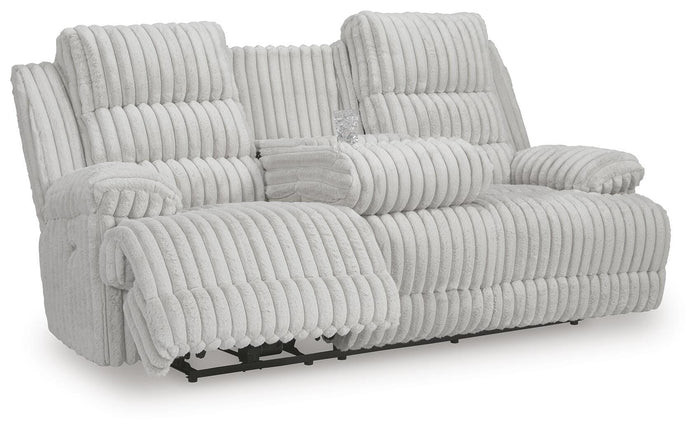 Rhines Falls Power Reclining Sofa with Drop Down Table