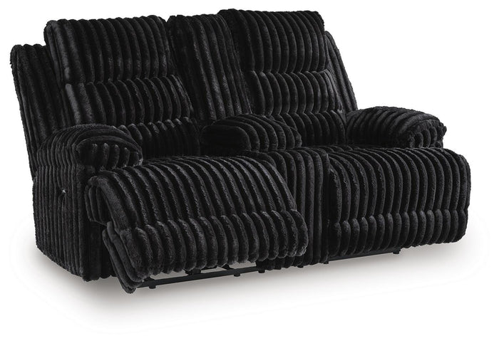 Rhine Falls Power Reclining Loveseat with Console