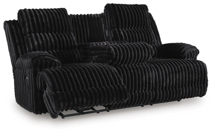 Rhine Falls Power Reclining Sofa with Drop Down Table