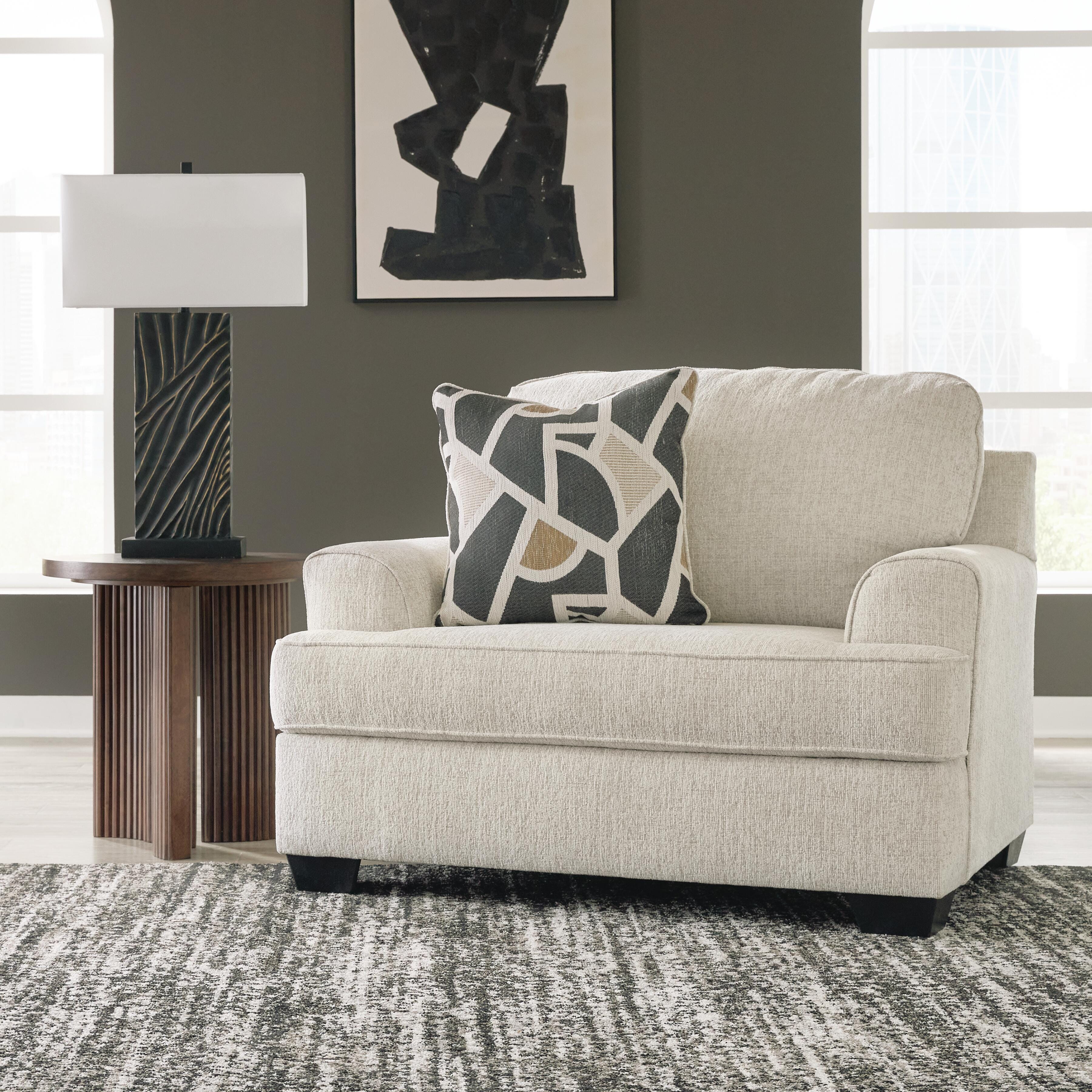 Dar Furniture - Ashley Furniture - Heartcort Oversized Chair - Chair and a Half / Quartz - 4460423