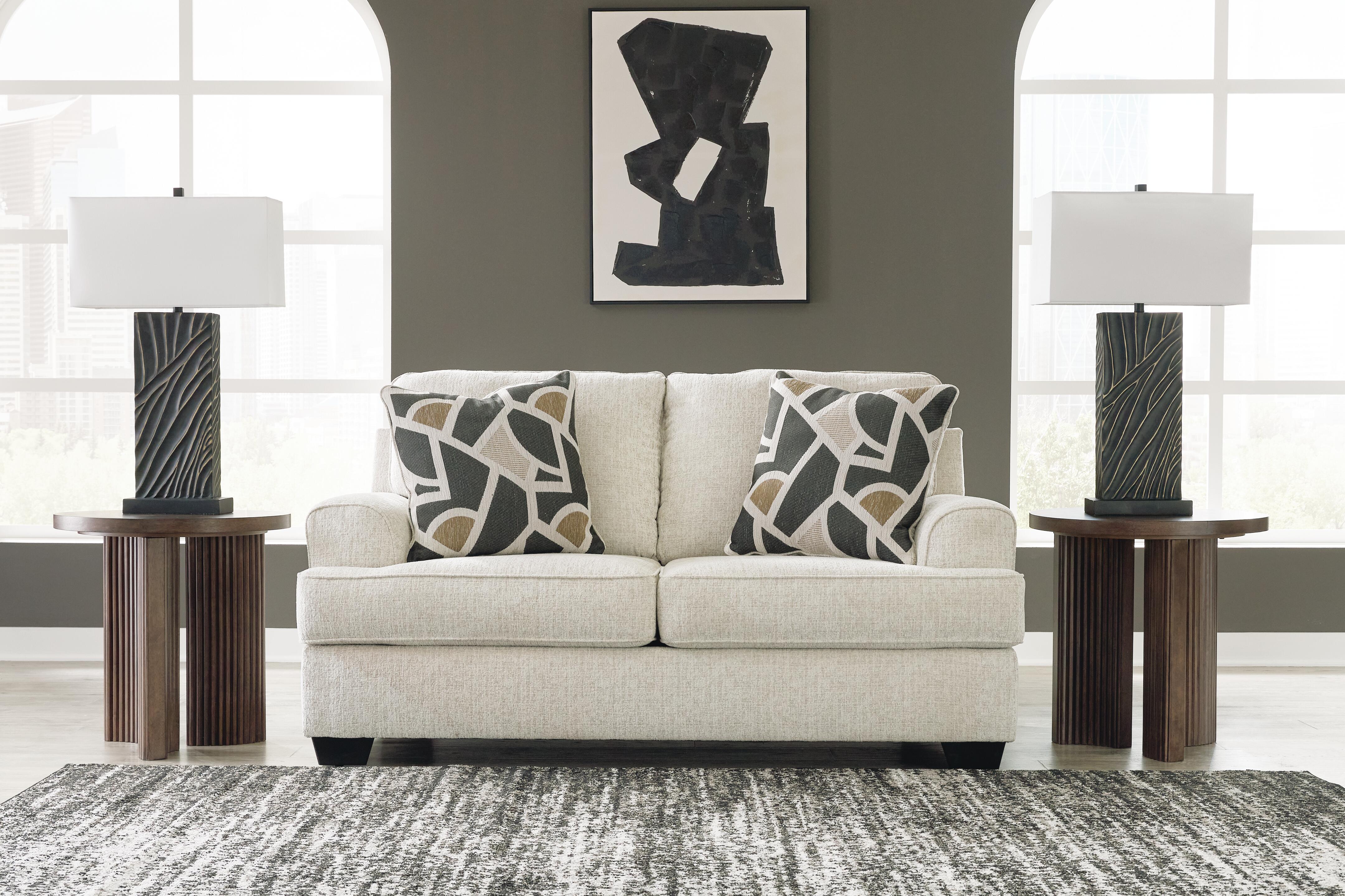 Dar Furniture - Ashley Furniture - Heartcort Loveseat - Loveseat / Quartz - 4460435