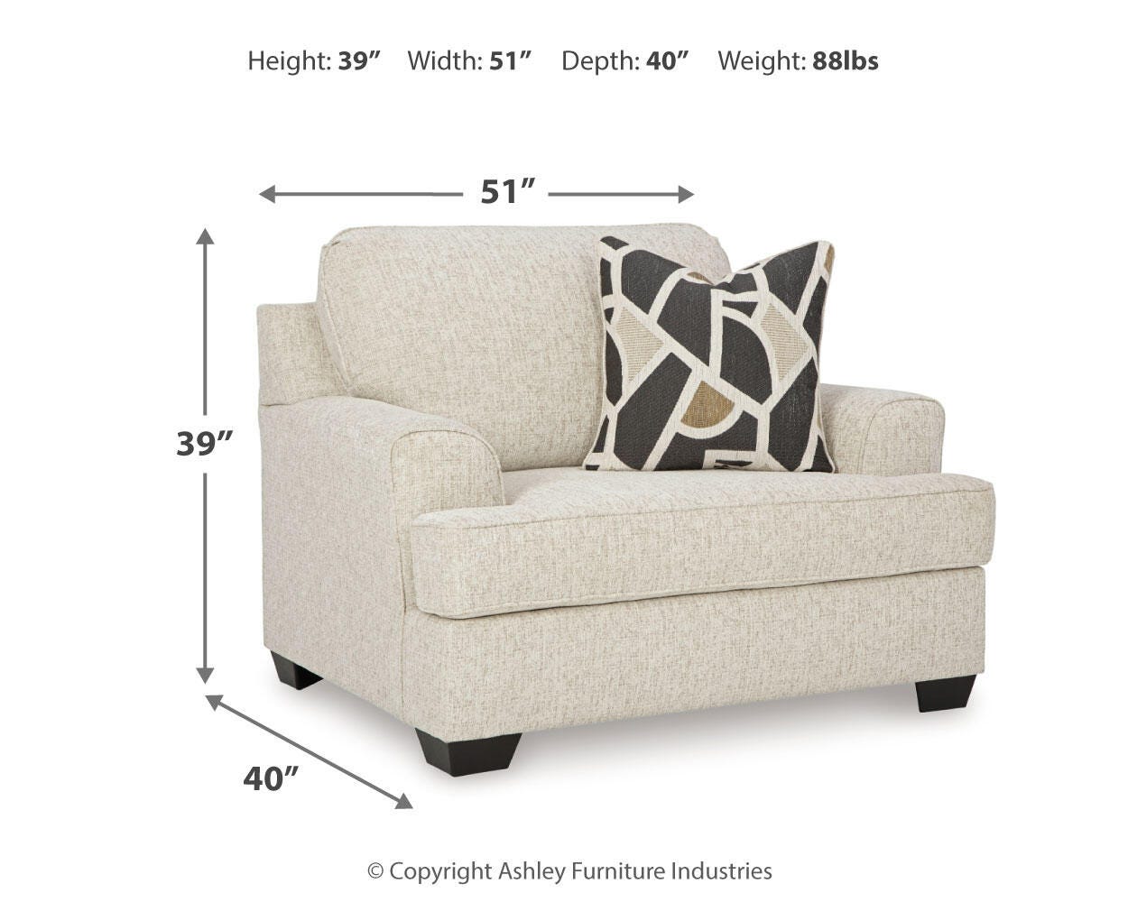 Heartcort Oversized Chair