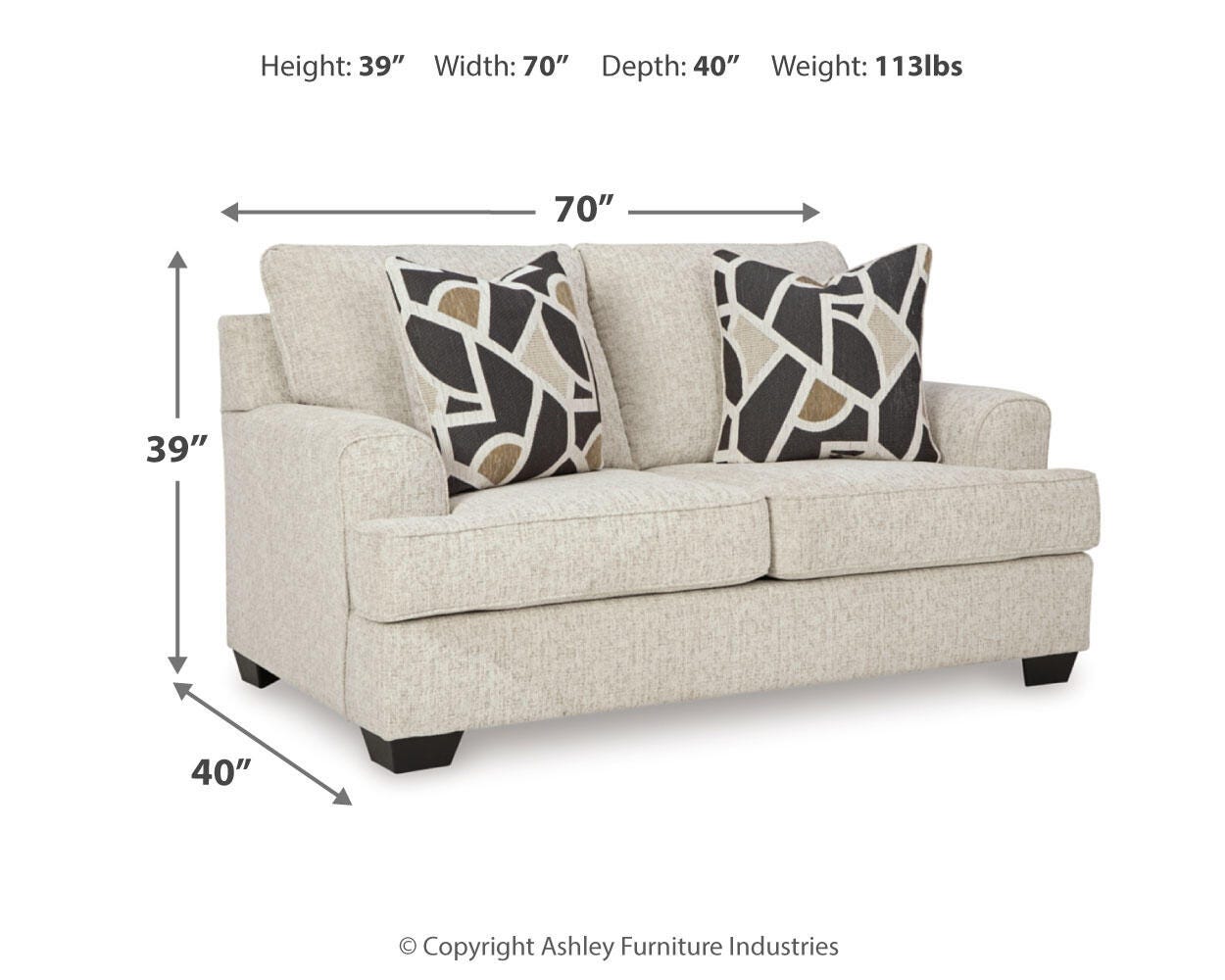 Heartcort Loveseat