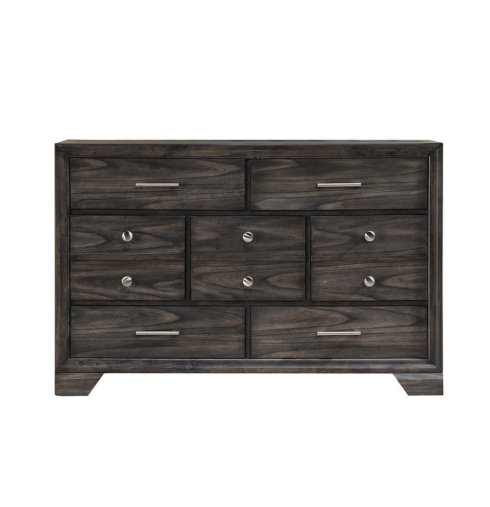 Crown Mark Jaymes Dresser In Dark Brown