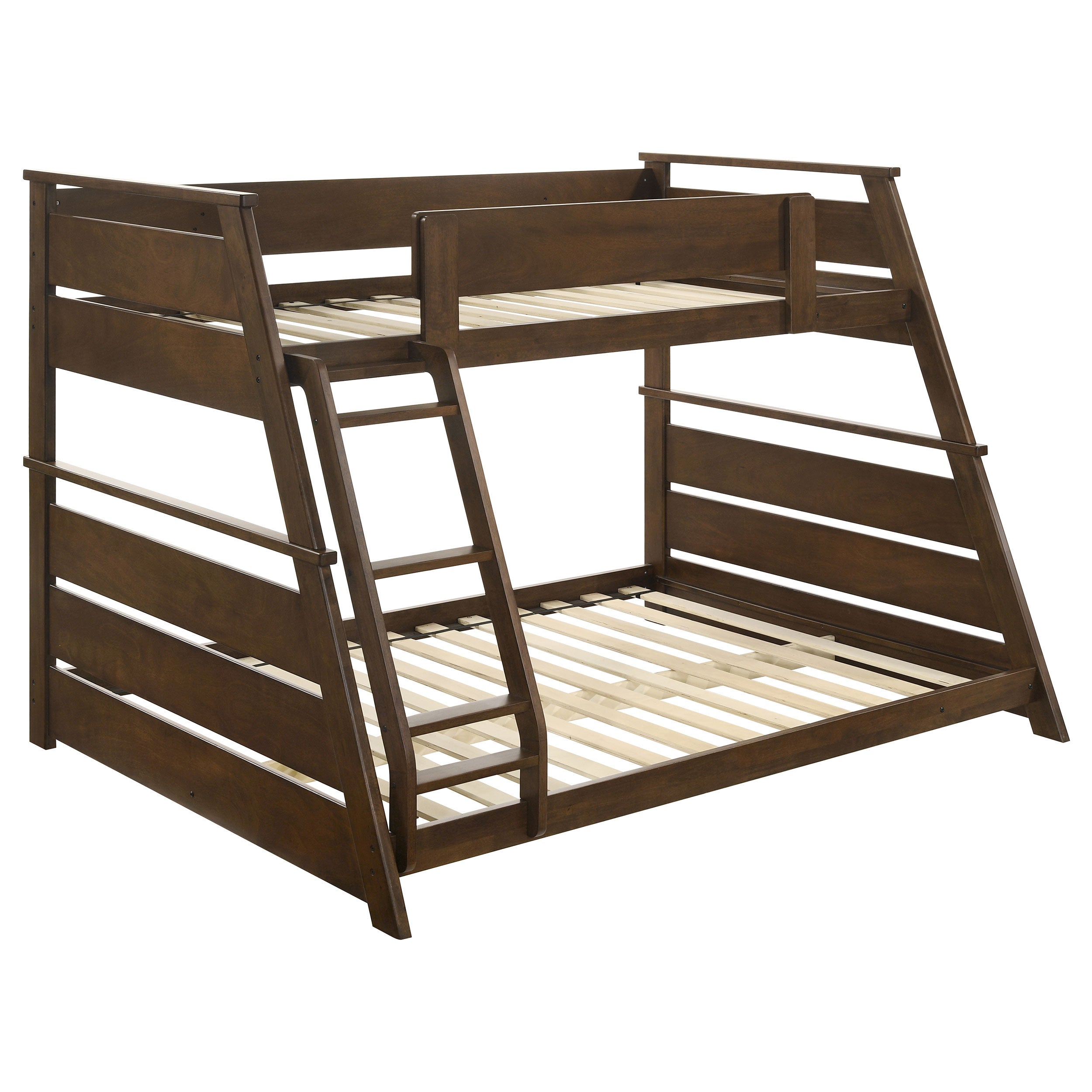 Dar Furniture - Coaster - Holden Wood Veneer Twin Over Full Bunk Bed Walnut - 460593