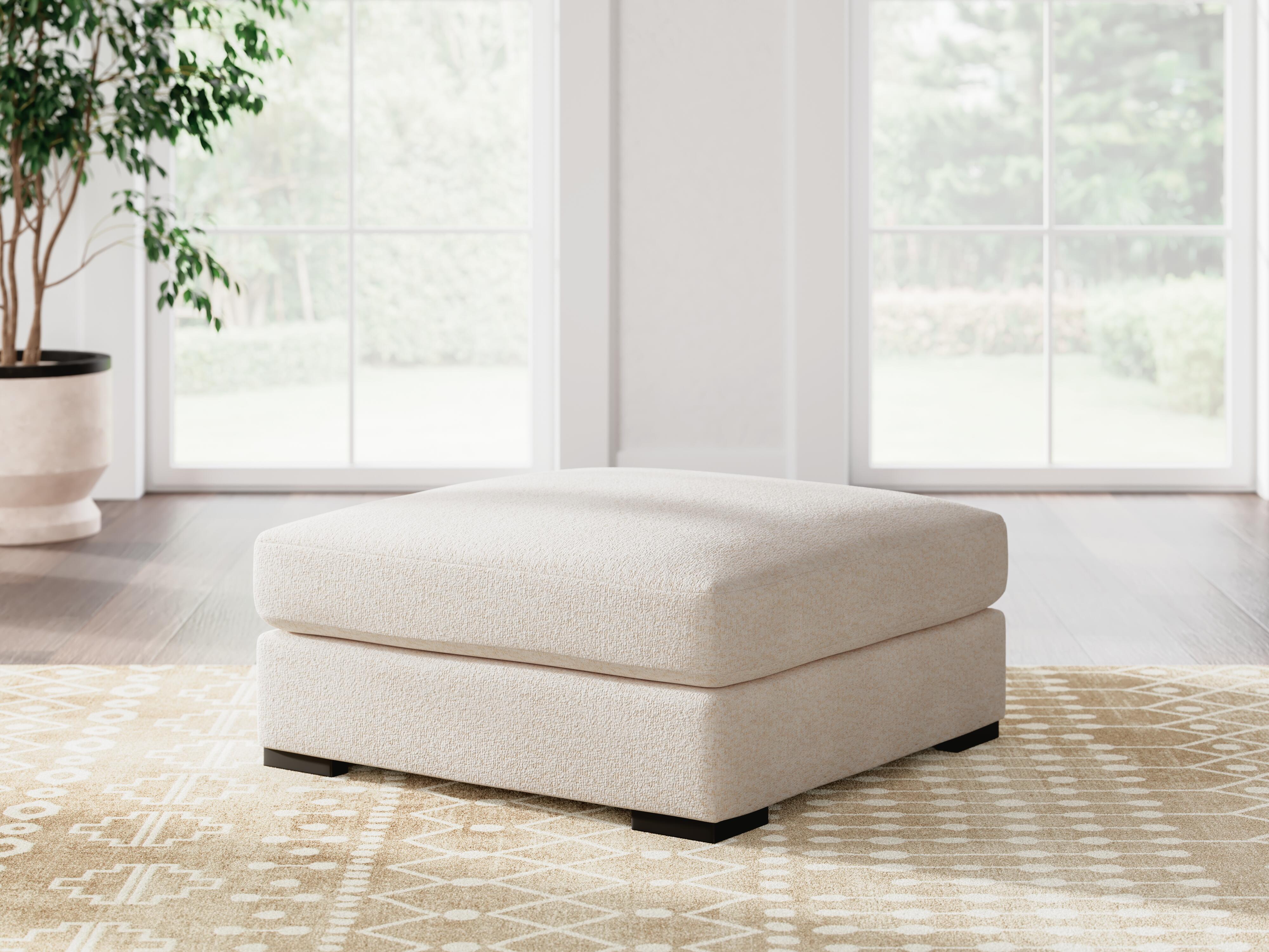 Dar Furniture - Ashley Furniture - Donelson Creek Oversized Accent Ottoman - Oversized Accent Ottoman / Vanilla - 4800208