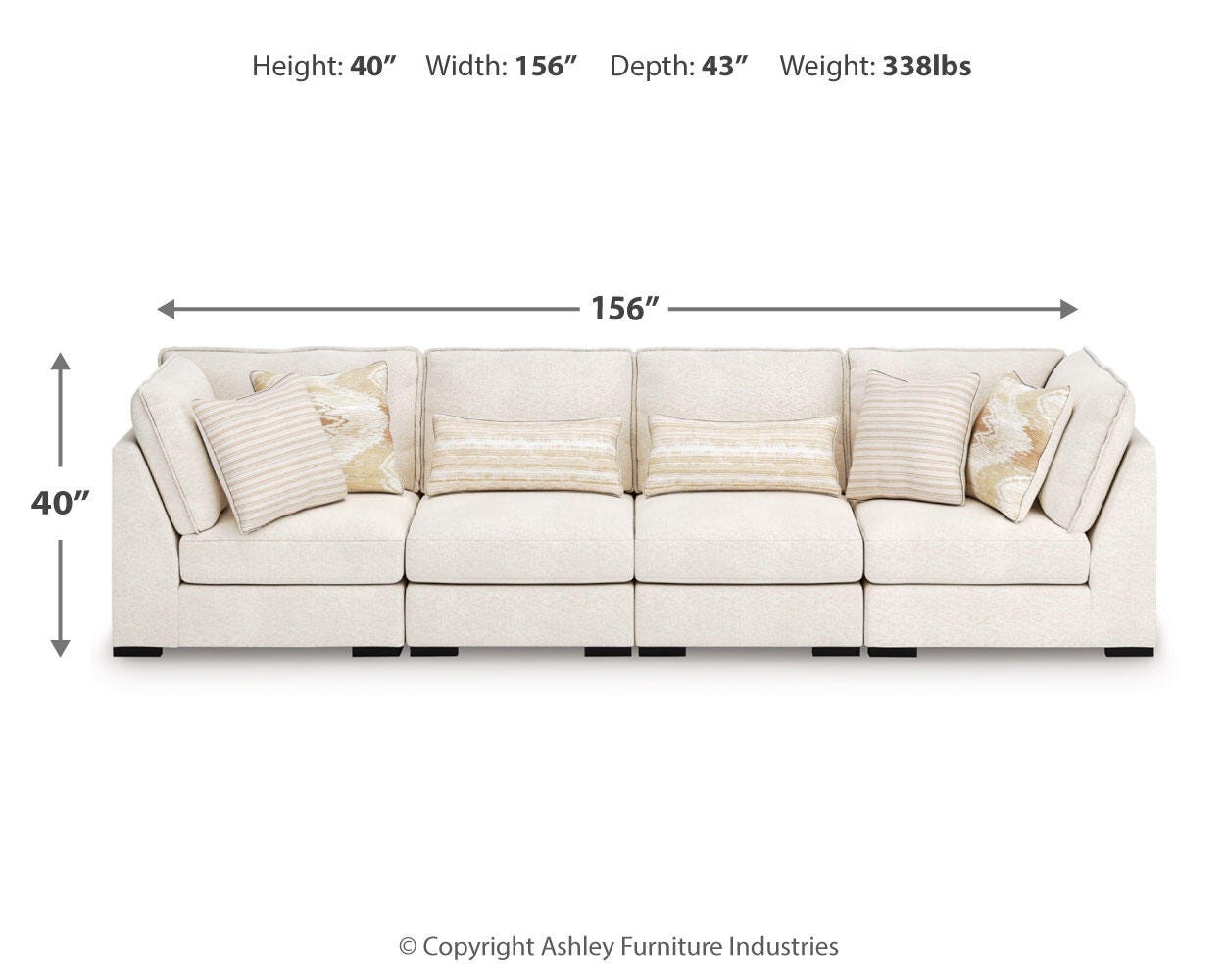 Donelson Creek 4-Piece Sectional