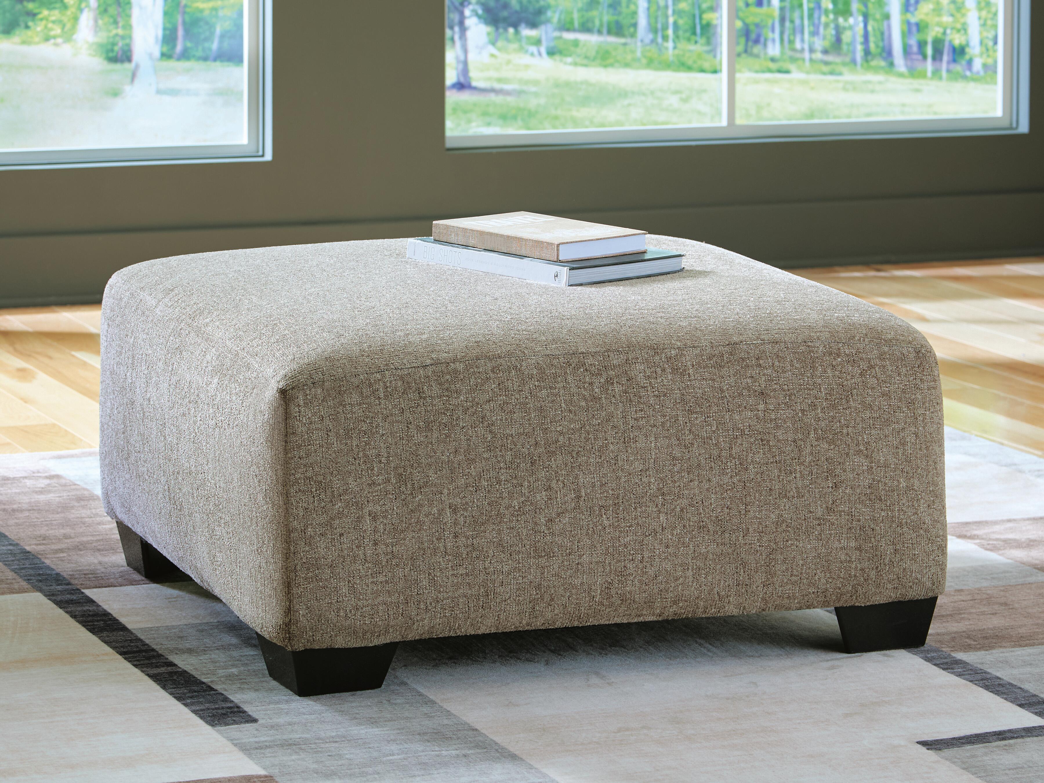 Dar Furniture - Ashley Furniture - Newellen Oversized Accent Ottoman - Oversized Accent Ottoman / Hemp - 4840408
