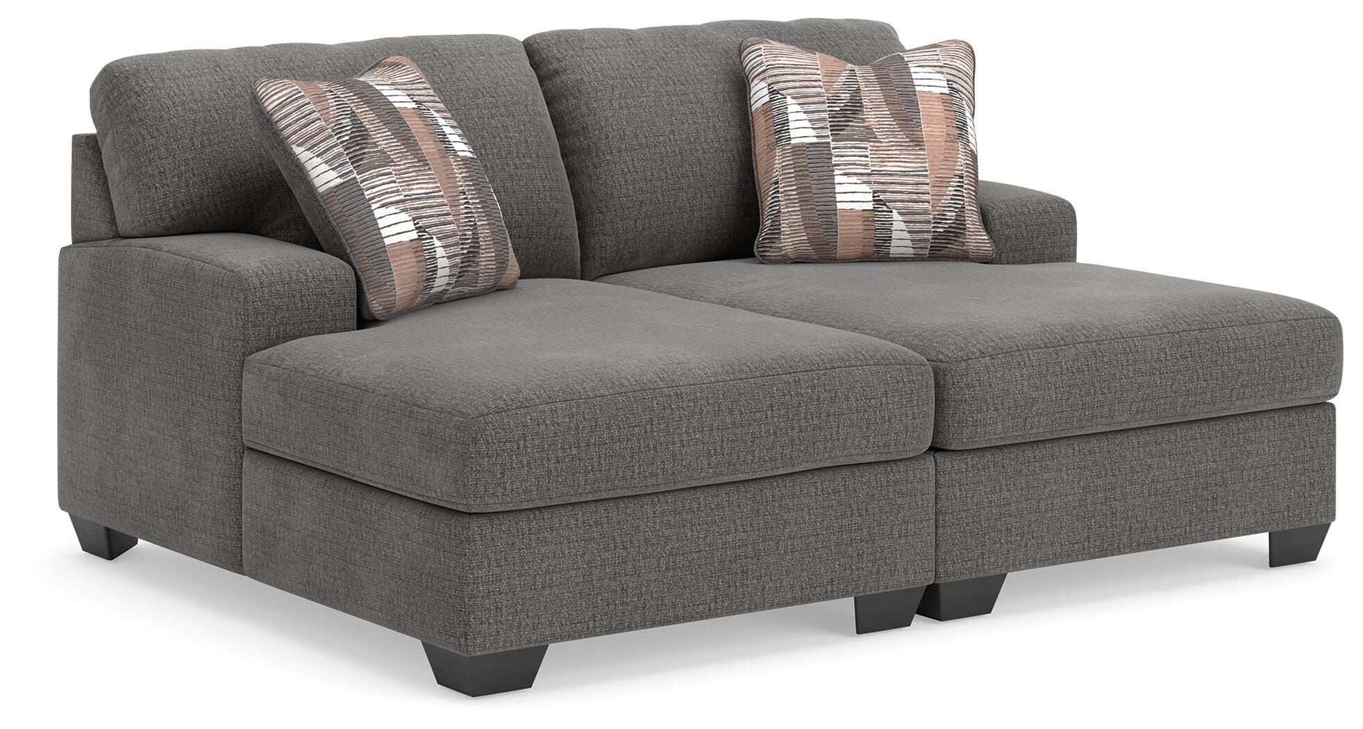 Dar Furniture - Ashley Furniture - Clarington 2-Piece Super Chaise - RAF 2-Piece Super Chaise / Greystone - PC48405S4