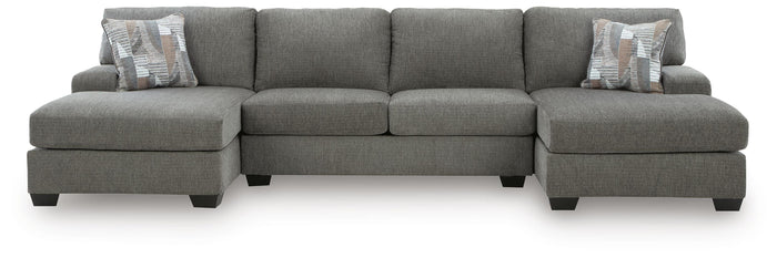 Clarington 3-Piece Sleeper Sectional with Double Chaise