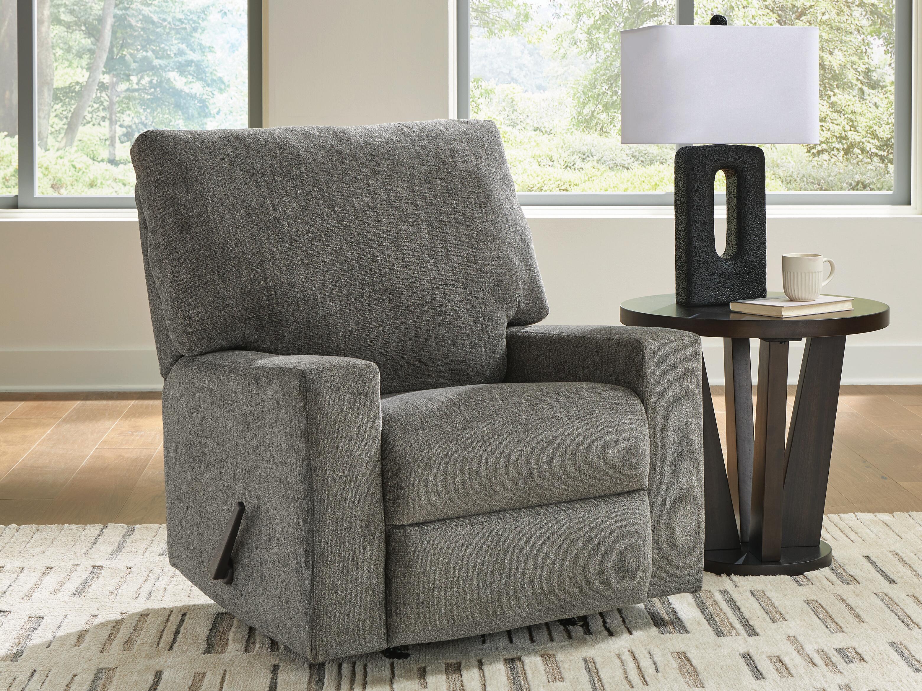 Dar Furniture - Ashley Furniture - Clarington Recliner - Rocker Recliner / Greystone - PC4840525