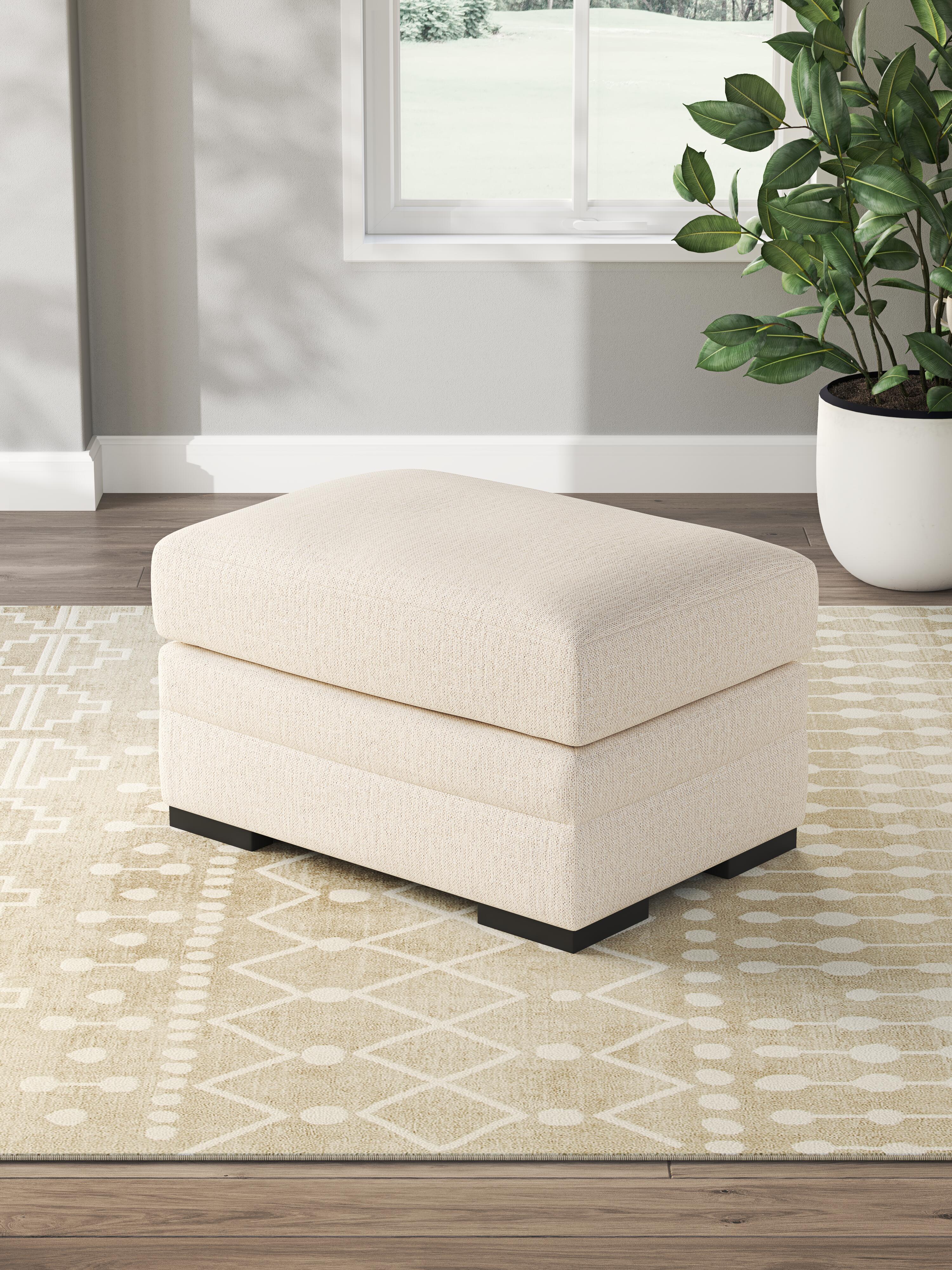 Dar Furniture - Ashley Furniture - Lango Ottoman - Ottoman / Jute - 4860214