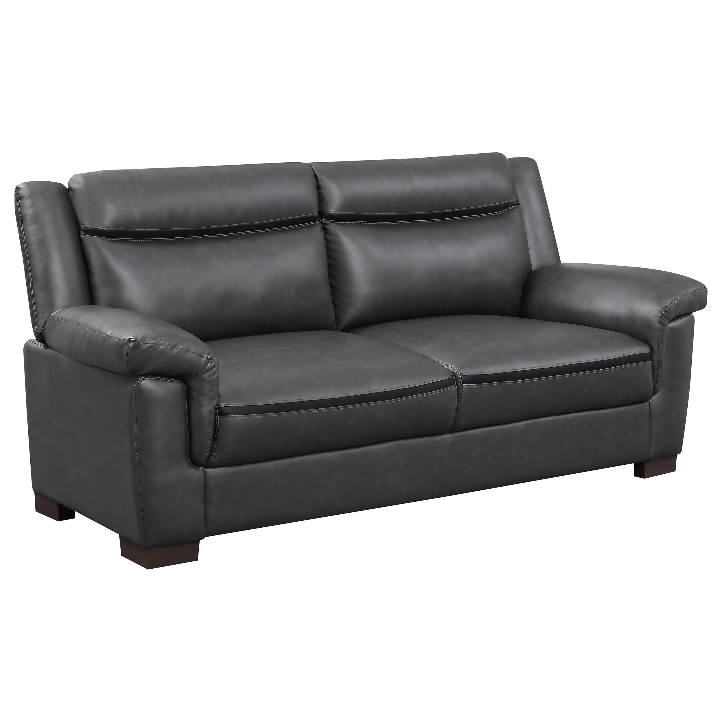 Dar Furniture - Coaster - Arabella Upholstered Padded Arm Sofa Grey - 506591