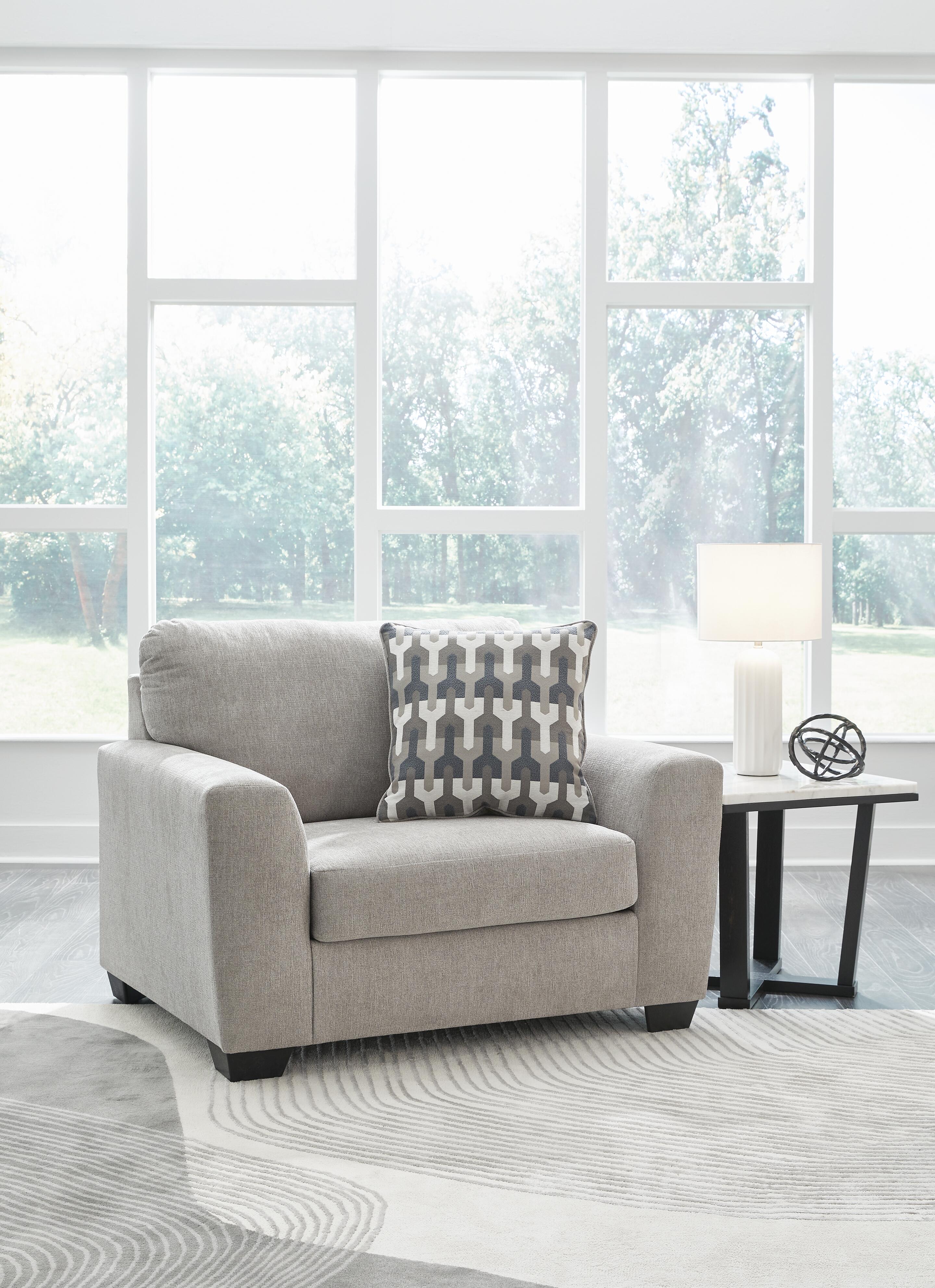 Dar Furniture - Ashley Furniture - Avenal Park Oversized Chair - Chair and a Half / Flannel - 5080523