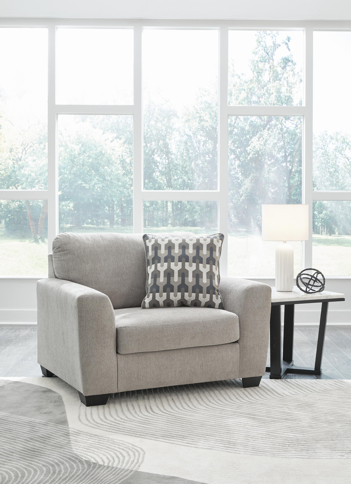 Dar Furniture - Ashley Furniture - Avenal Park Oversized Chair - Chair and a Half / Flannel - 5080523