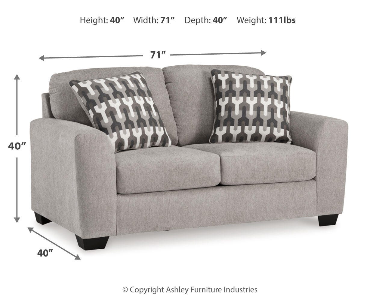 Avenal Park Loveseat