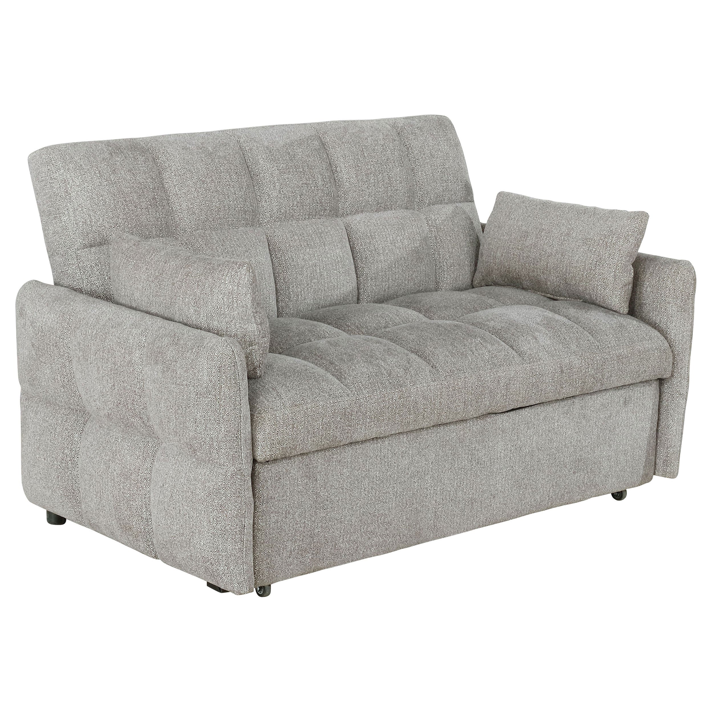 Dar Furniture - Coaster - Cotswold Upholstered Convertible Sleeper Sofa Bed Light Grey - 508307