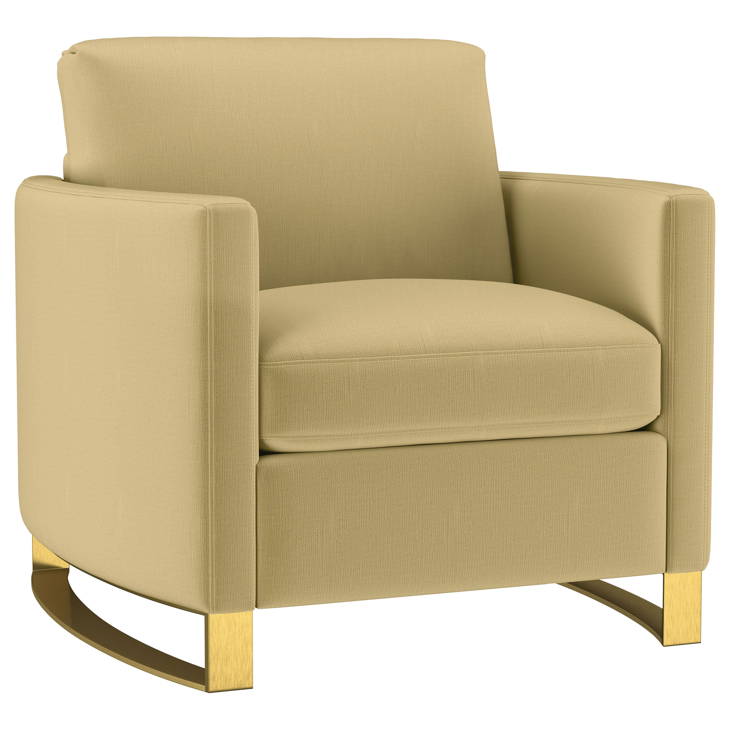 Dar Furniture - Coaster - Corliss Upholstered Curved Track Arm Chair Camel - 508826