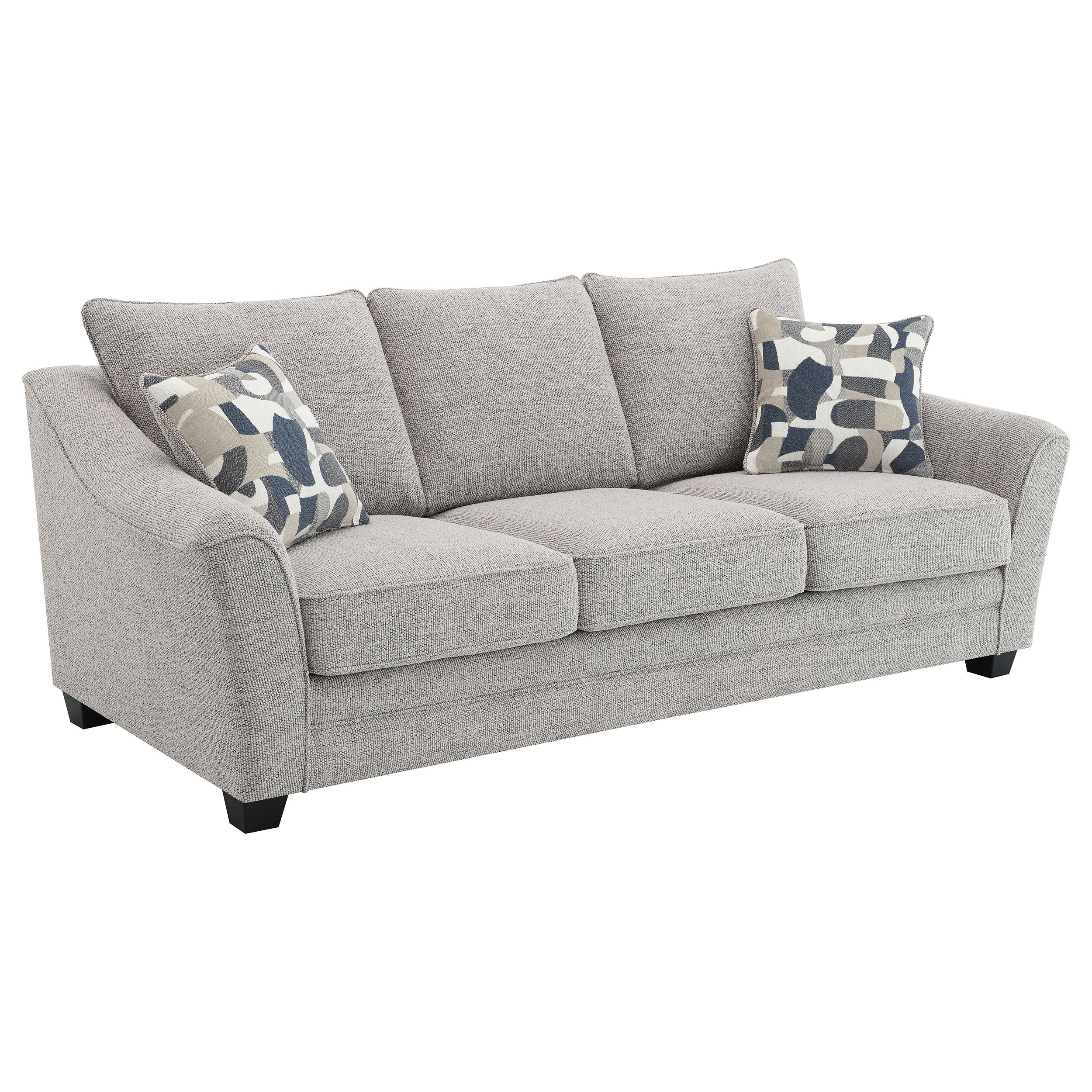 Dar Furniture - Coaster - Tomkins Boucle Upholstered Sofa Light Grey - 509671