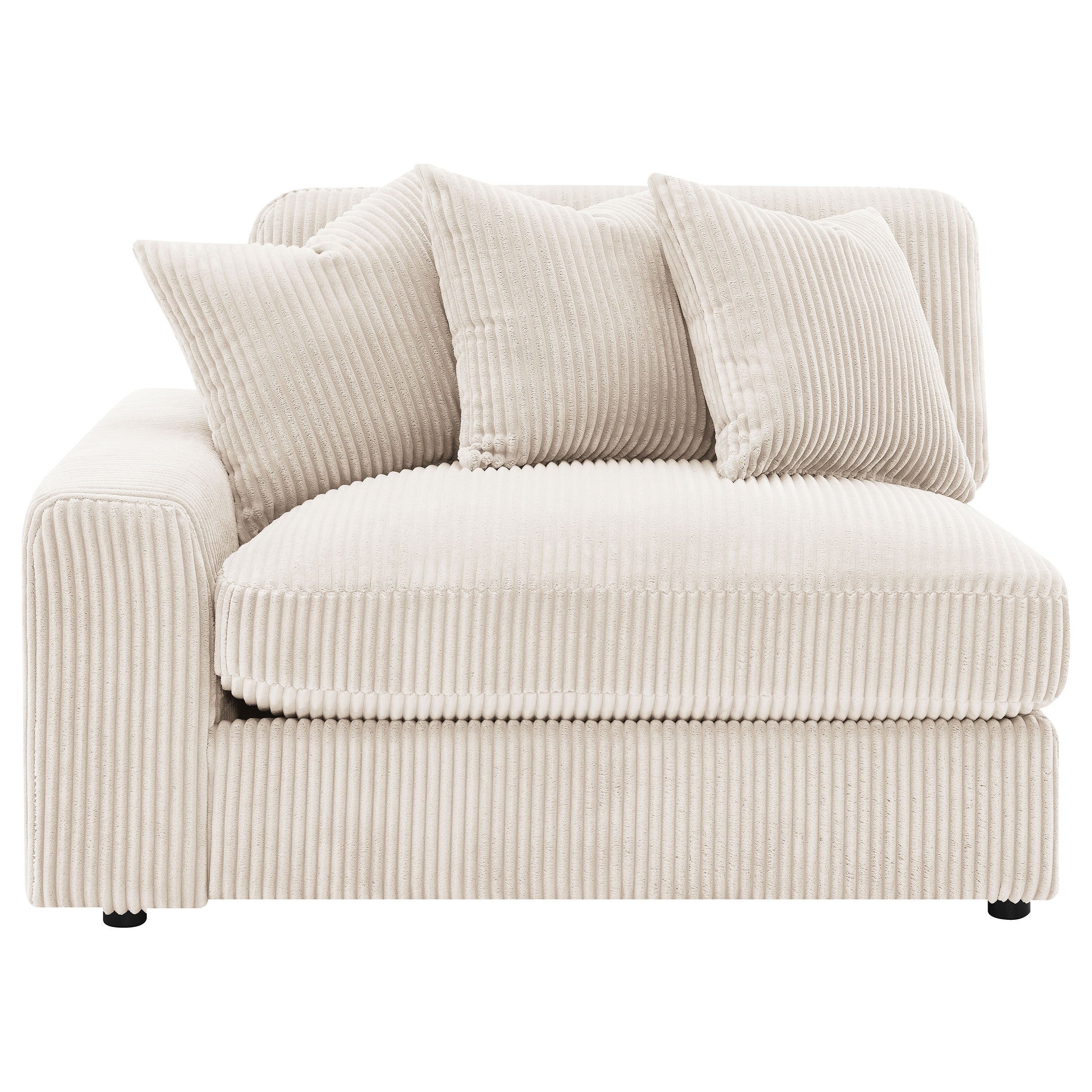 Blaine Upholstered Reversible Chaise Sectional Sofa Sand