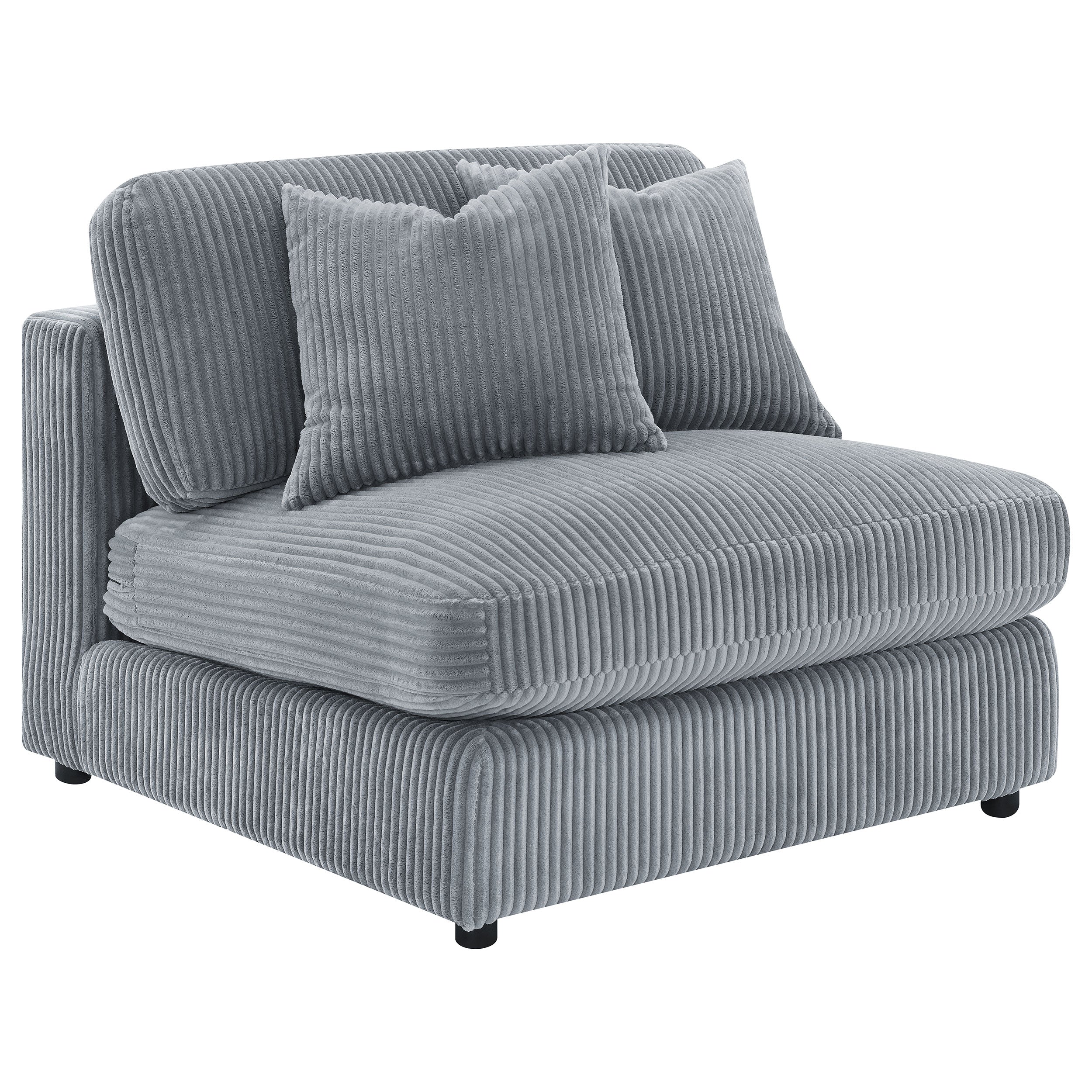 Dar Furniture - Coaster - Blaine Upholstered Armless Chair Fog - 509997