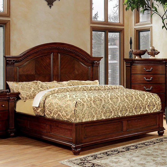 Grandom Queen, E.King, & Cal.King Bed Cherry