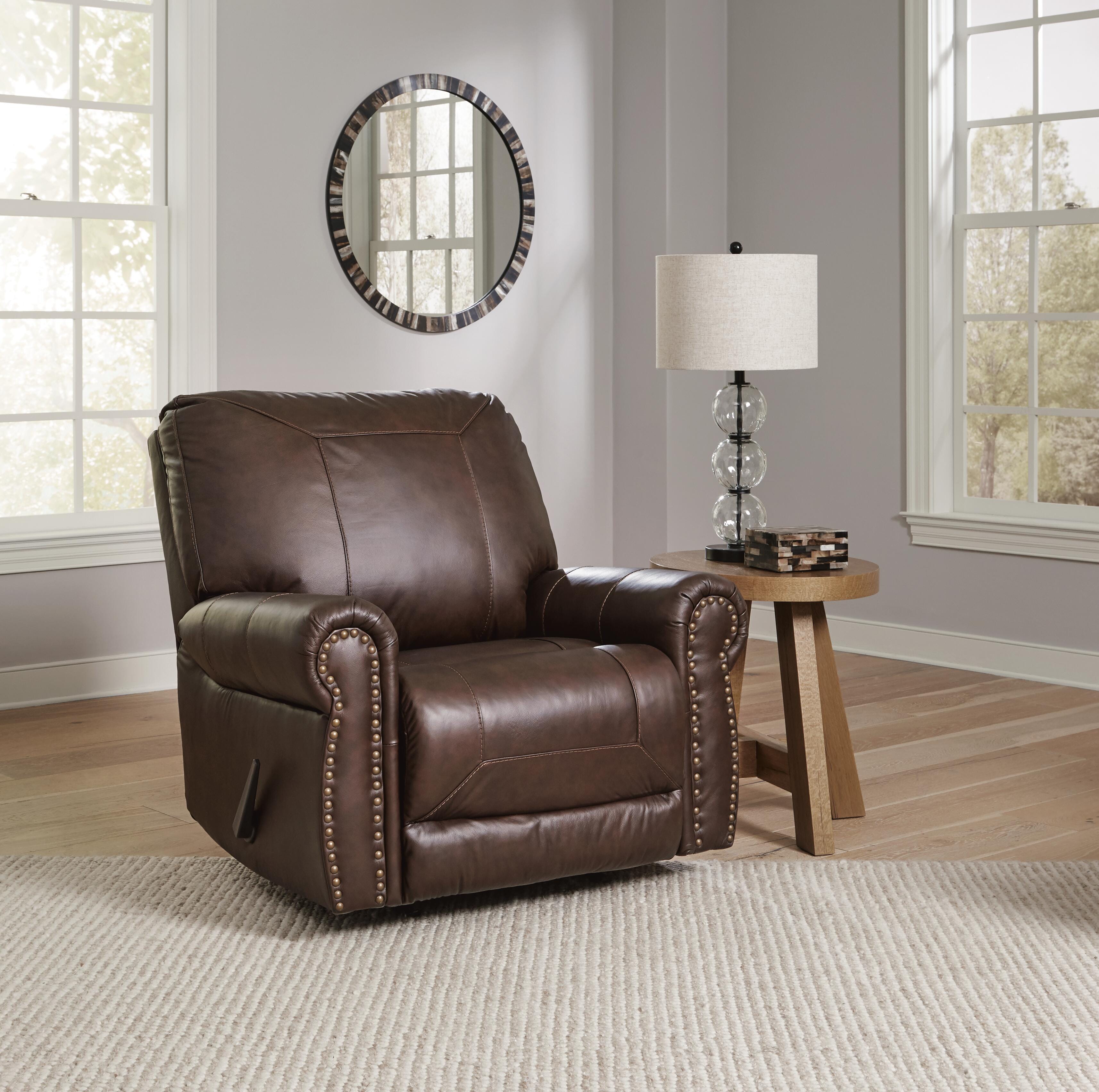 Dar Furniture - Ashley Furniture - Colleton Recliner - Rocker Recliner / Dark Brown - 5210725
