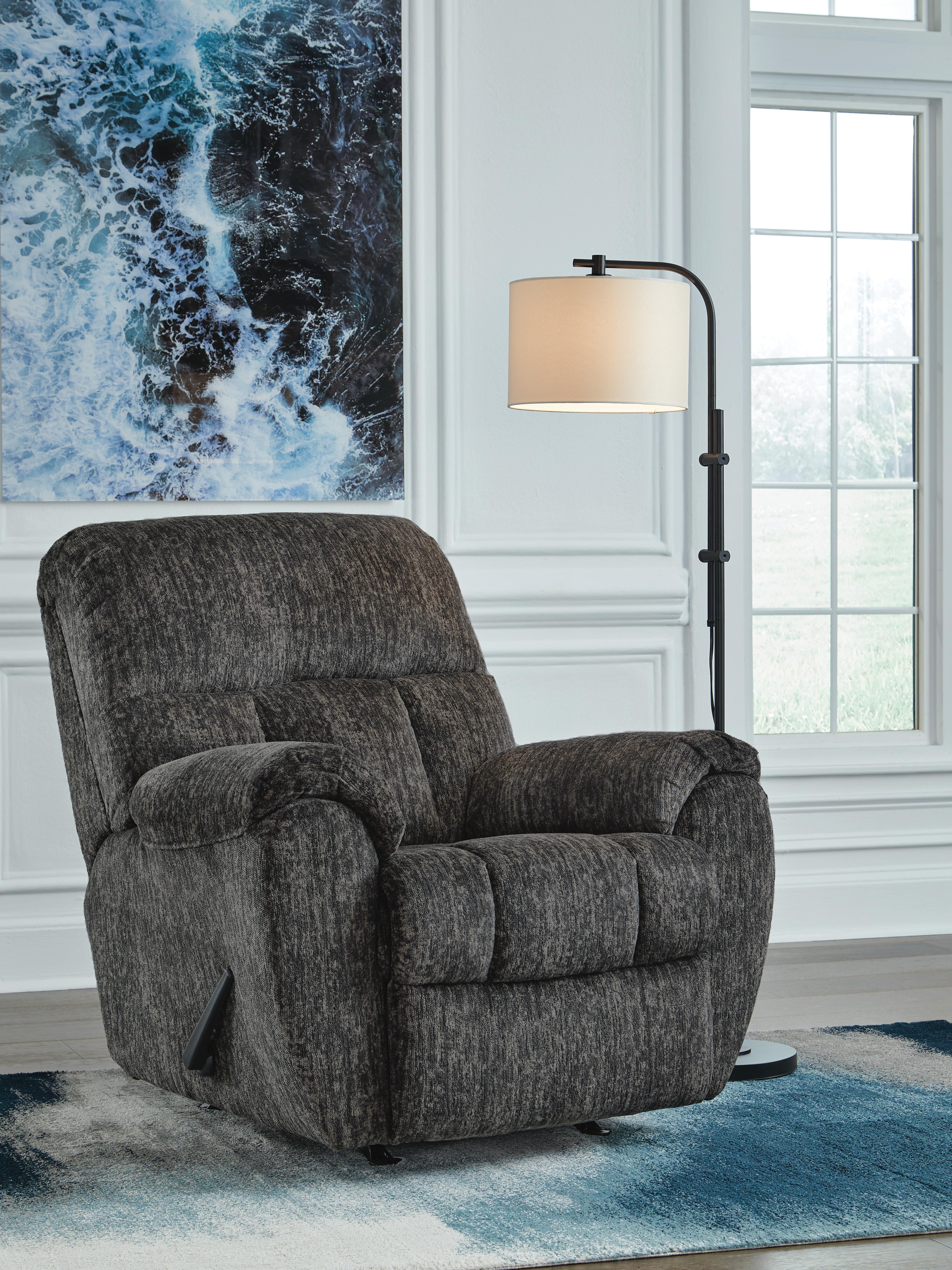 Dar Furniture - Ashley Furniture - Stayfish Recliner - Rocker Recliner / Gunmetal - PC5260625