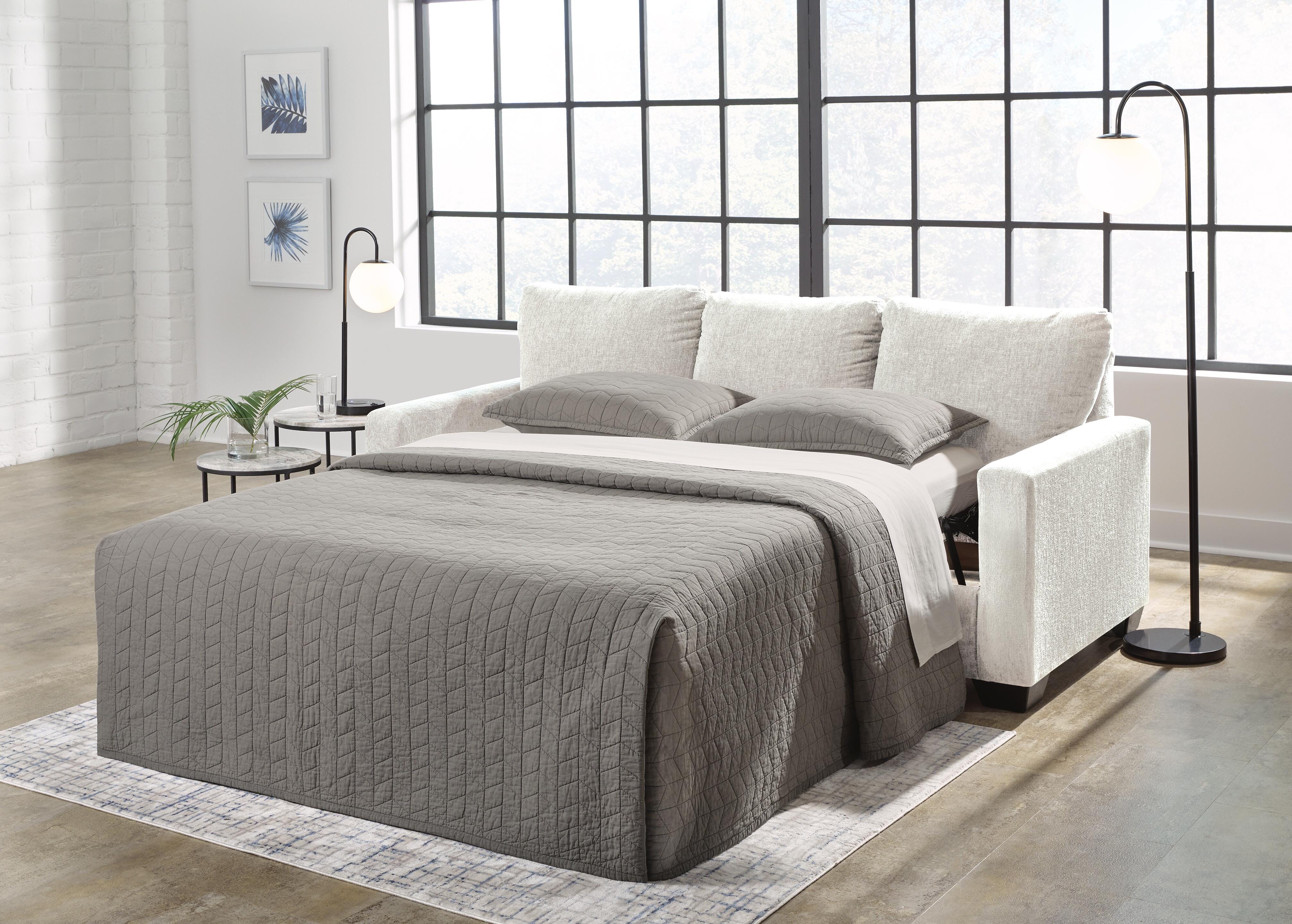 Dar Furniture - Ashley Furniture - Rannis Queen Sofa Sleeper - Queen Sofa Sleeper / Snow - 5360339