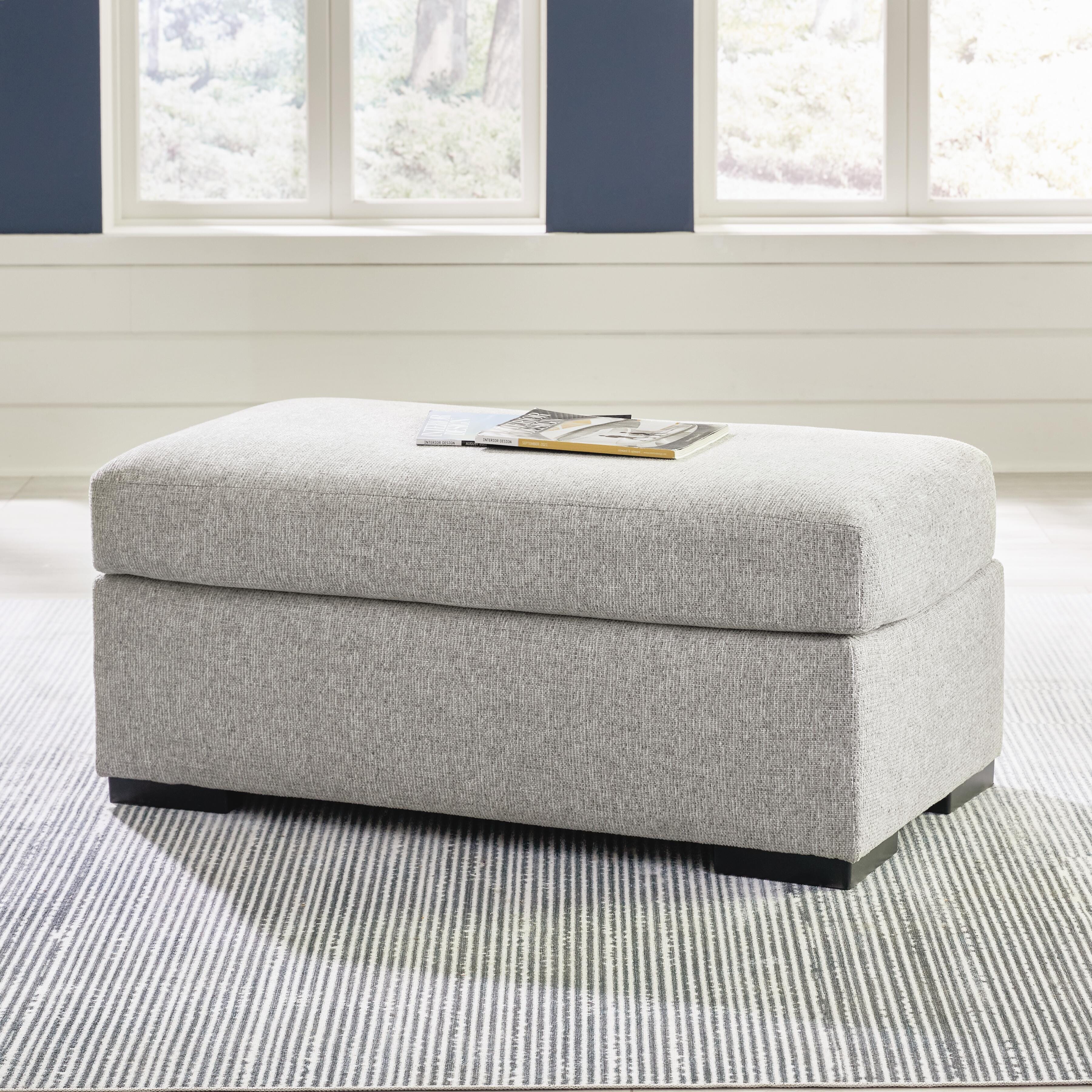 Dar Furniture - Ashley Furniture - Evansley Ottoman - Ottoman / Pewter - 5450314