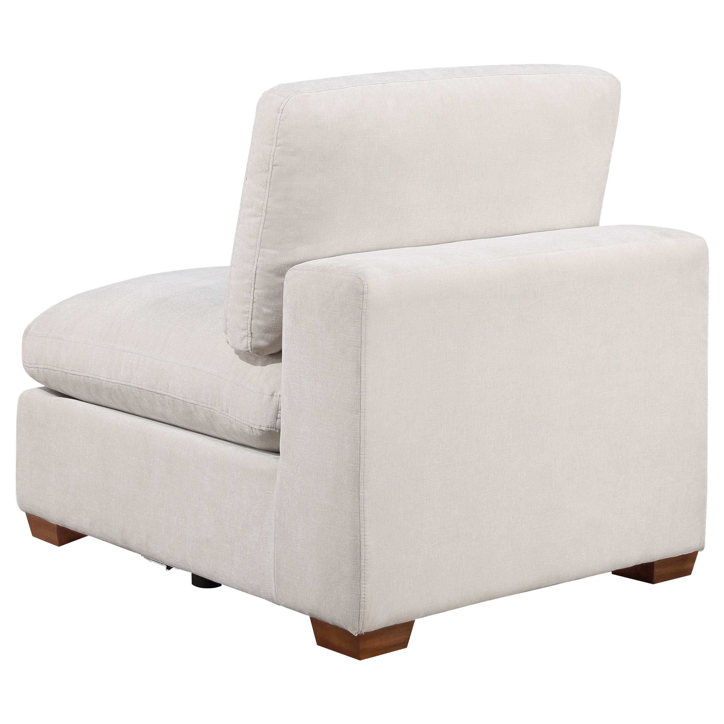 Lakeview 5-piece Upholstered Modular Sectional Sofa Ivory
