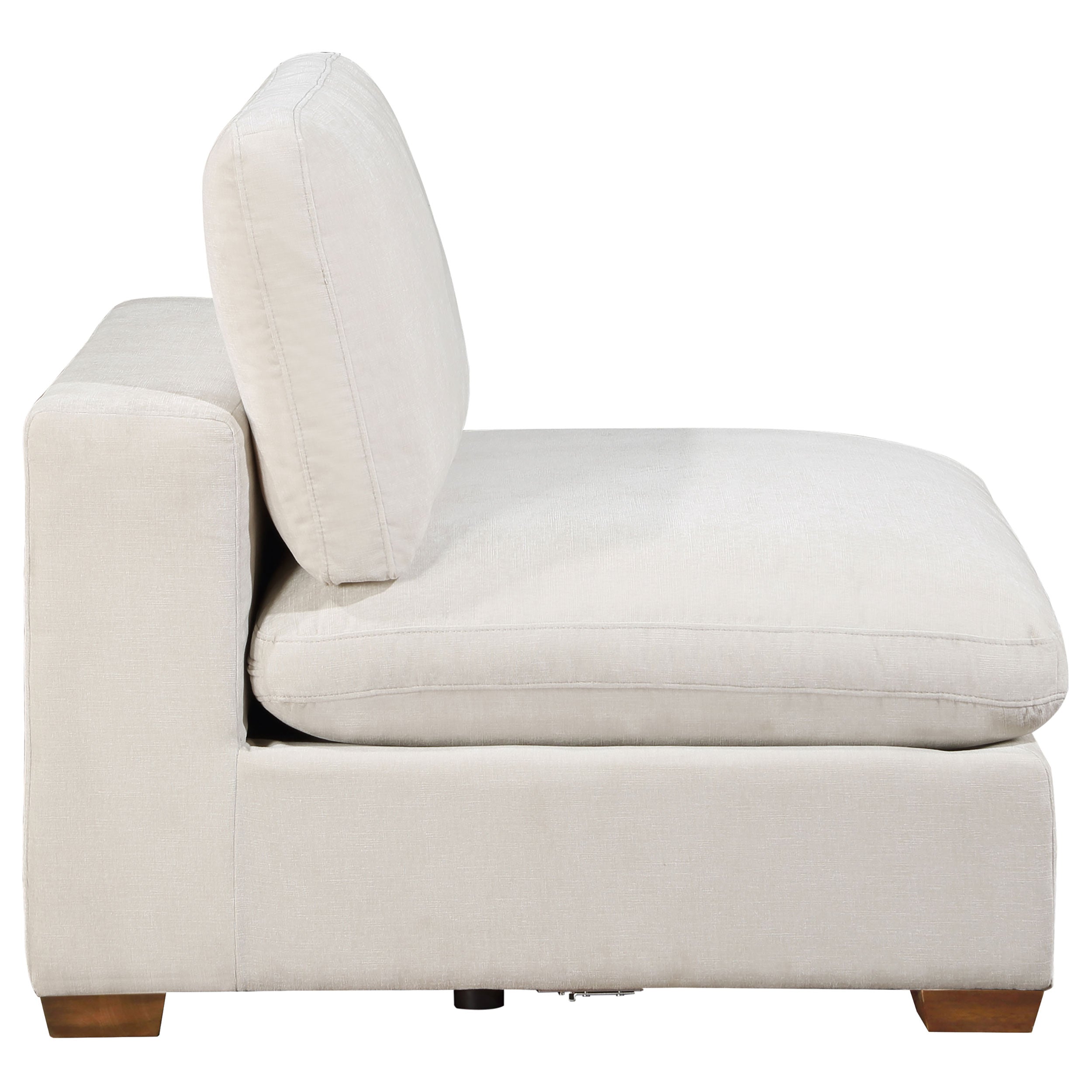 Lakeview 5-piece Upholstered Modular Sectional Sofa Ivory