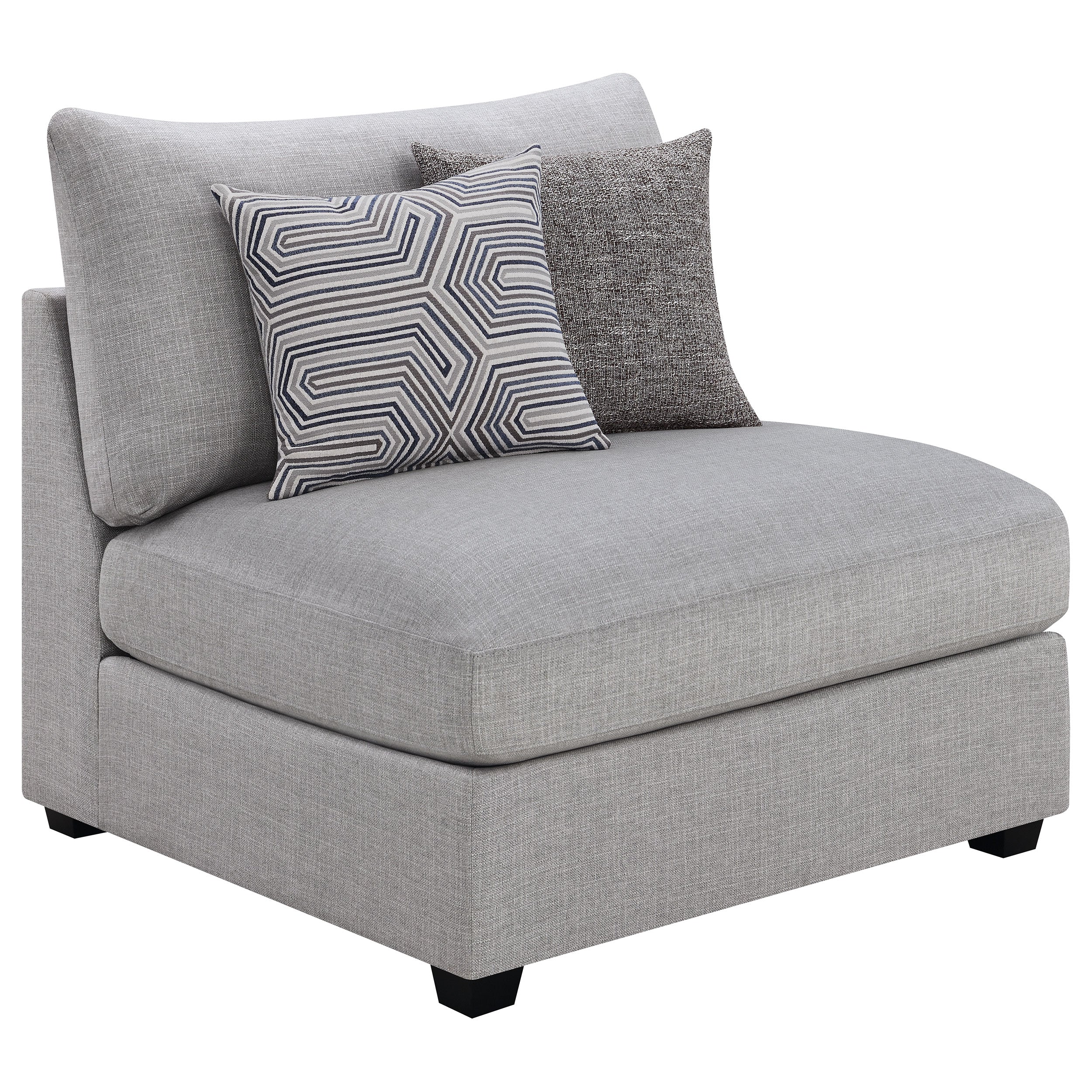 Cambria 6-piece Upholstered Modular Sectional Sofa Grey
