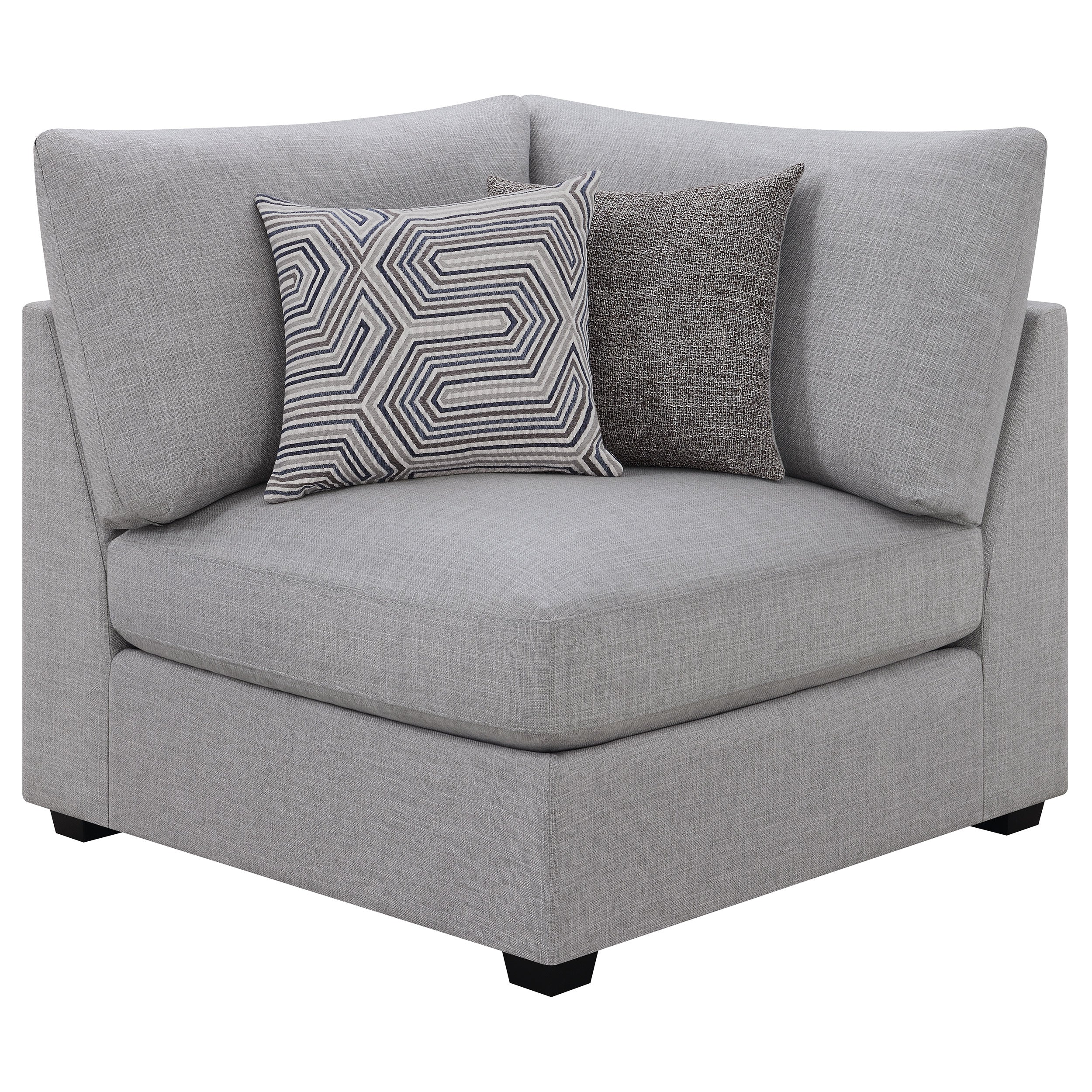 Dar Furniture - Coaster - Cambria Upholstered Corner Grey - 551512