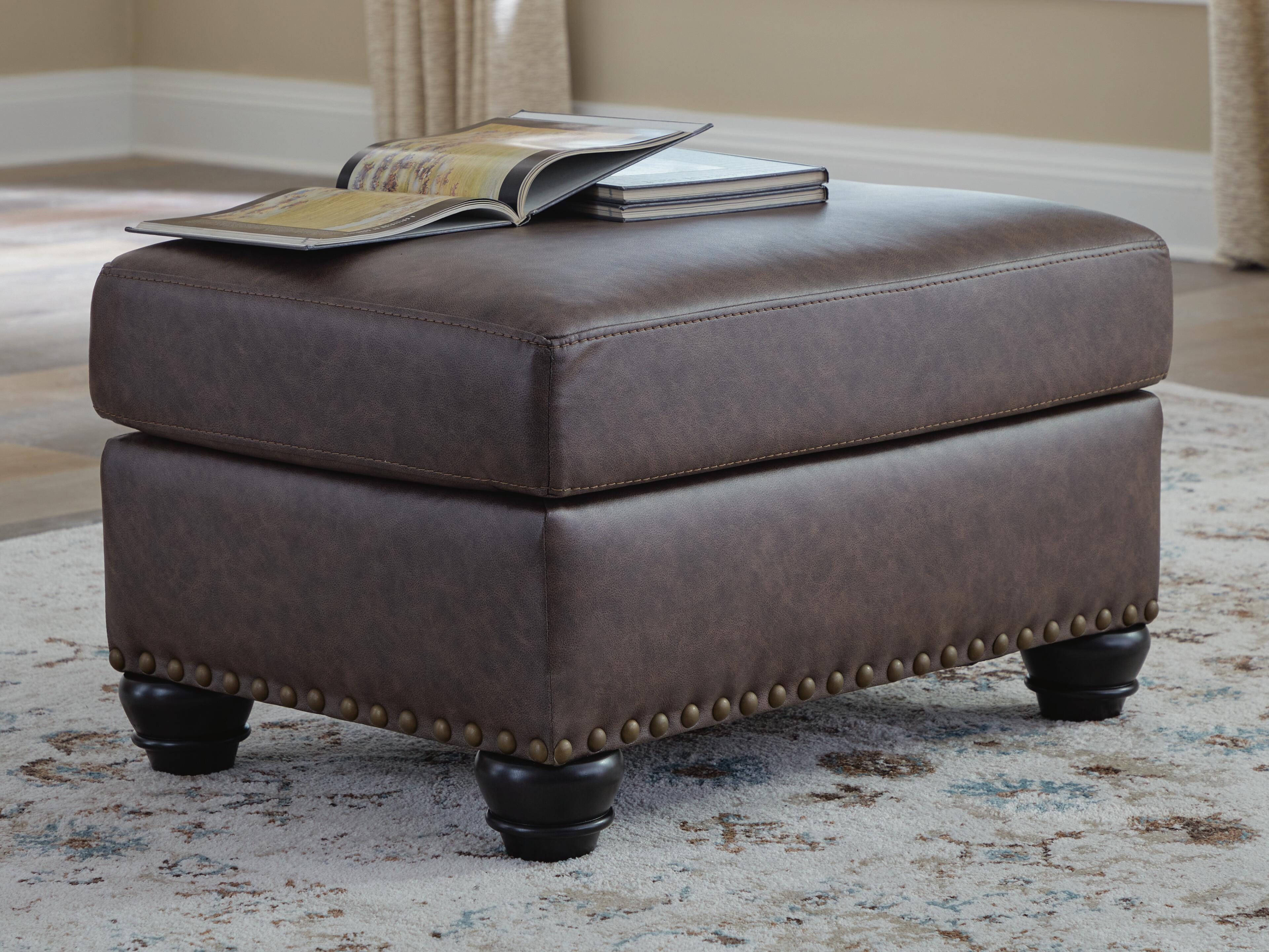 Dar Furniture - Ashley Furniture - Roxmere Ottoman - Ottoman / Umber - 5550314