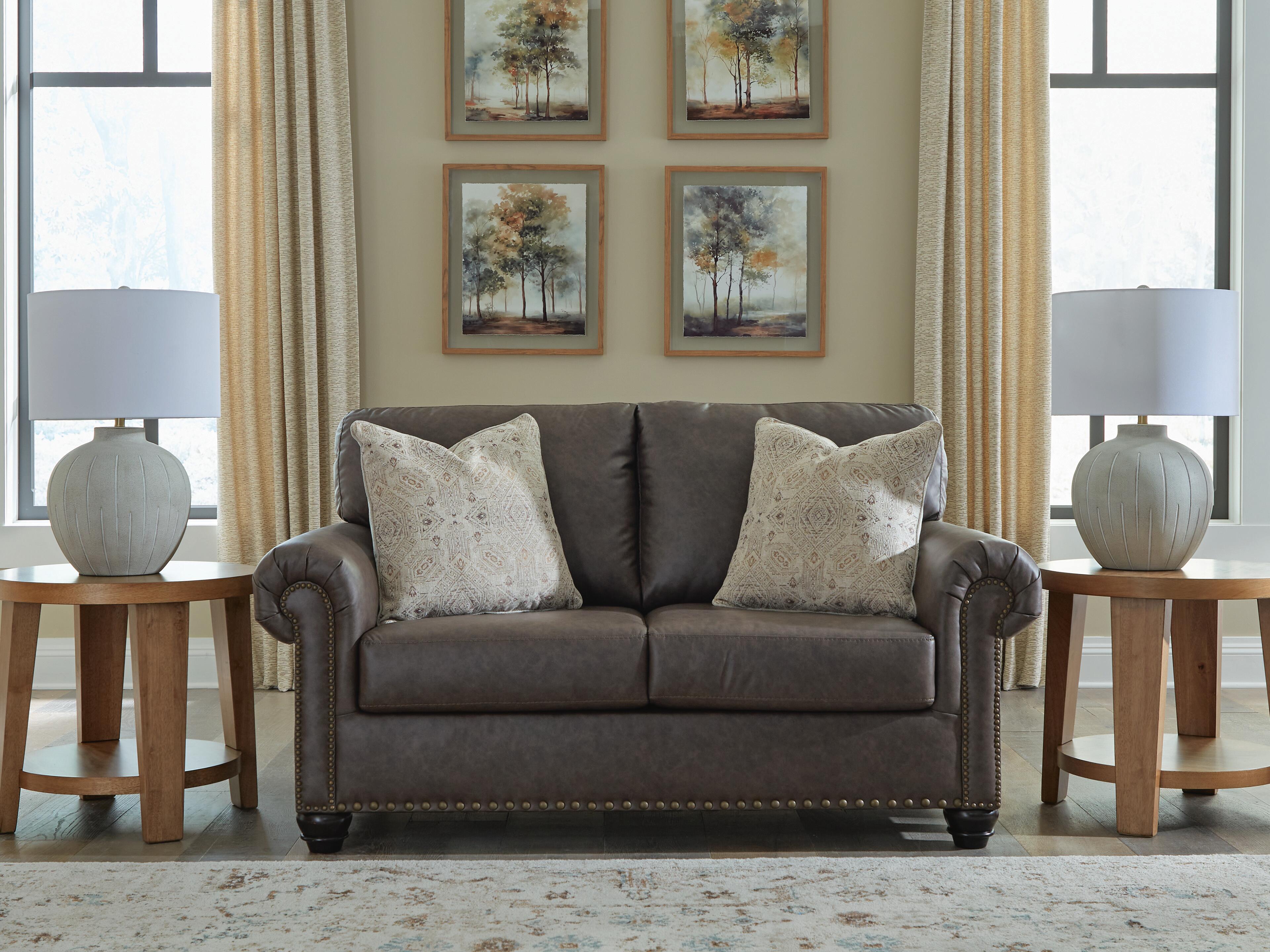 Dar Furniture - Ashley Furniture - Roxmere Loveseat - Loveseat / Umber - 5550335