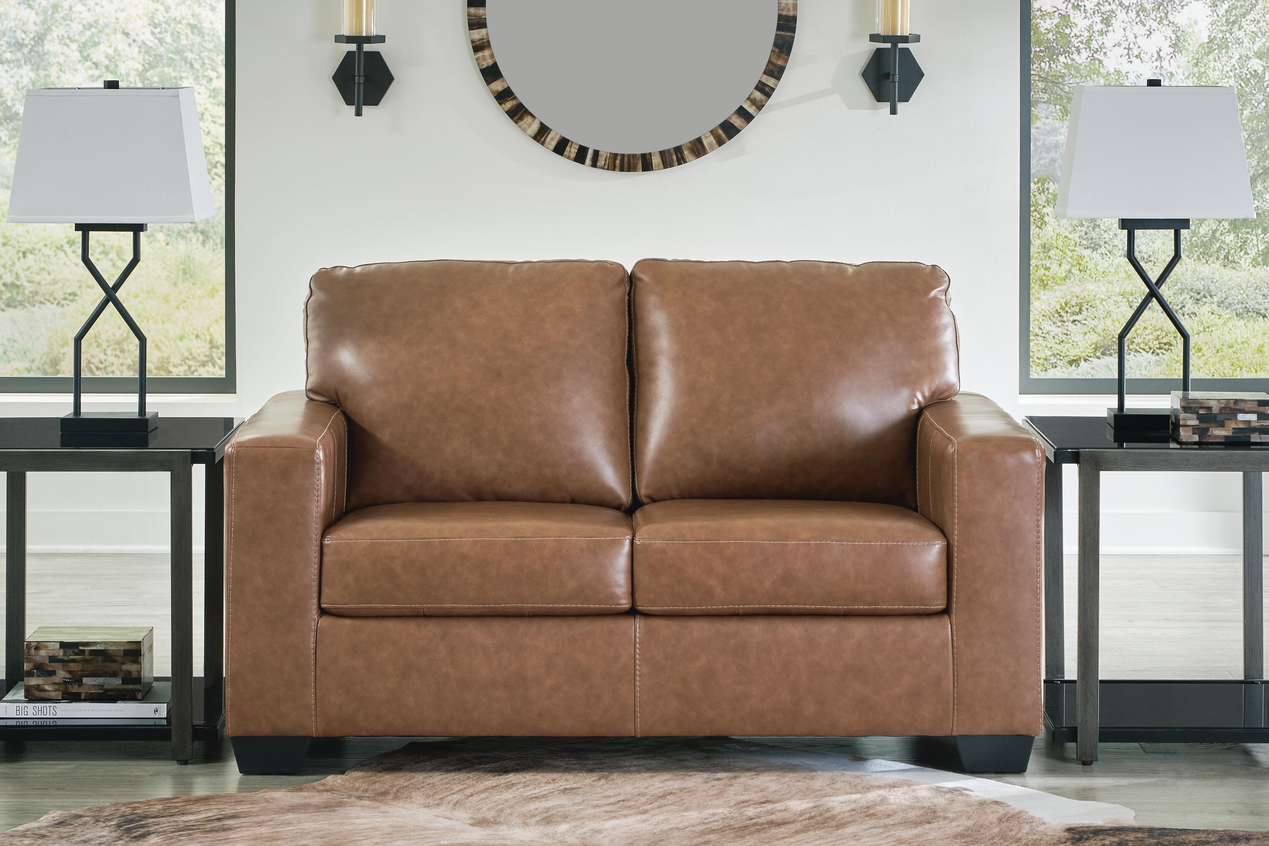 Dar Furniture - Ashley Furniture - Bolsena Loveseat - Loveseat / Caramel - 5560335
