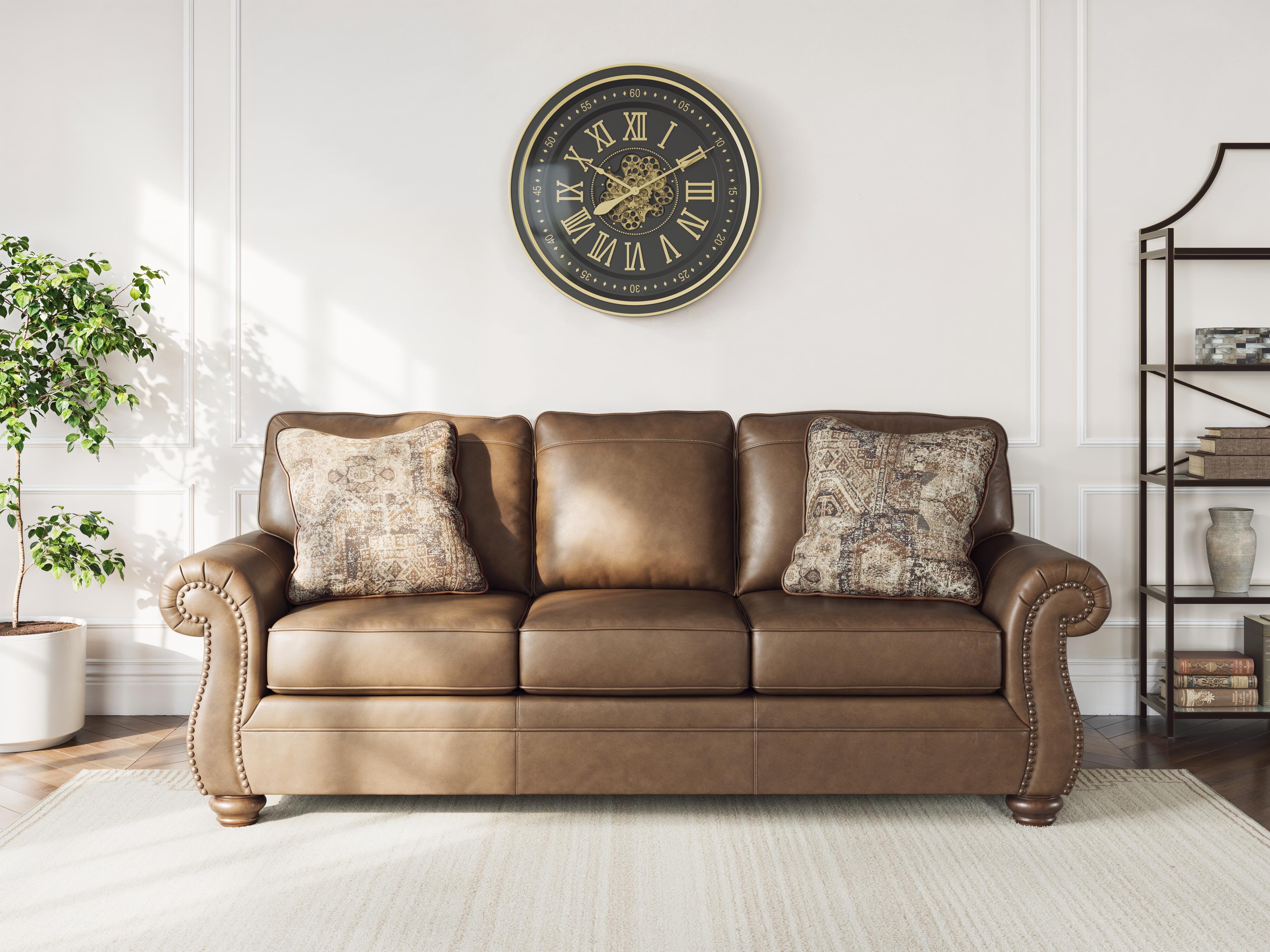 Dar Furniture - Ashley Furniture - Dairton Wall Clock - Wall Clock / Black/Gold Finish - A8010385