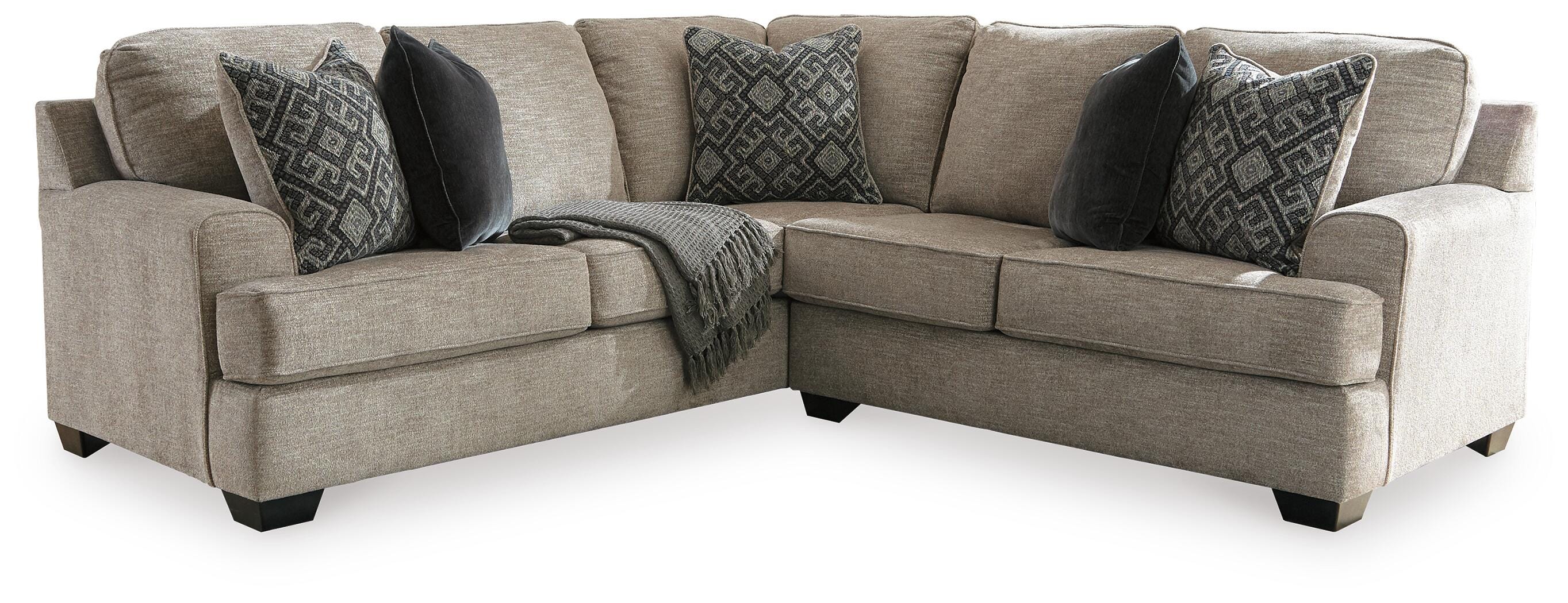 Dar Furniture - Ashley Furniture - Bovarian 2-Piece Sectional - LAF 2-Piece Sectional / Stone - 56103S3
