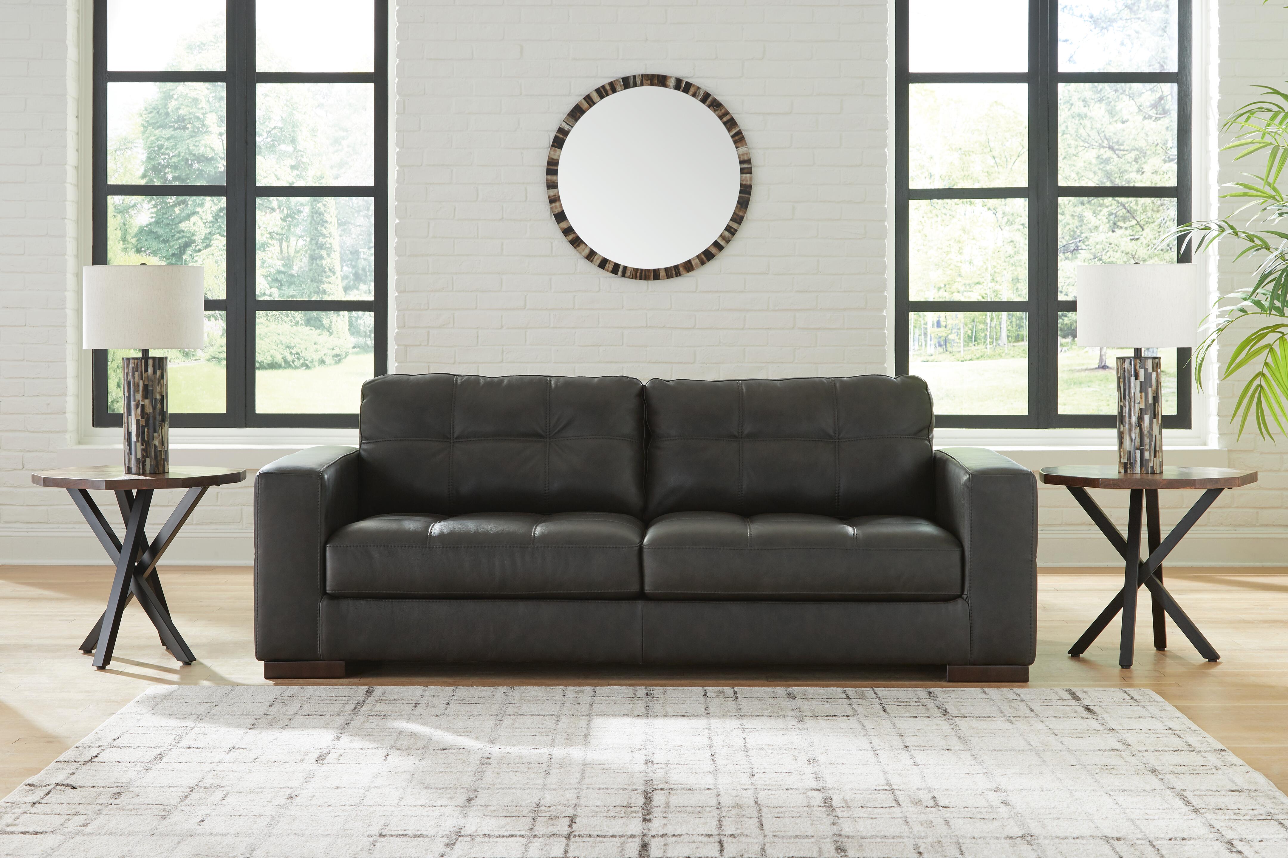 Dar Furniture - Ashley Furniture - Luigi Sofa - Sofa / Thunder - 5650638