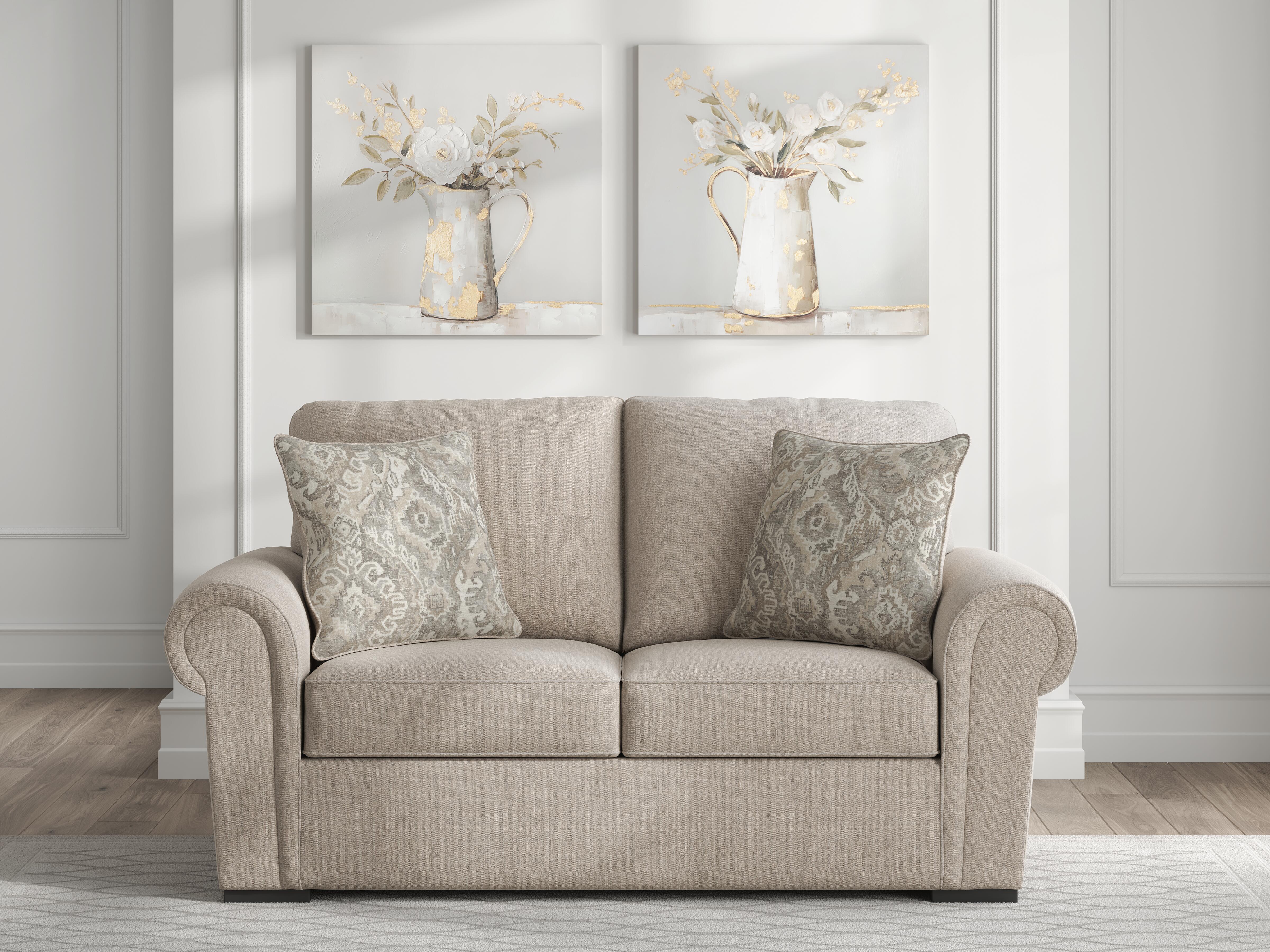 Dar Furniture - Ashley Furniture - Sararose Loveseat - Loveseat / Heather - 5710235
