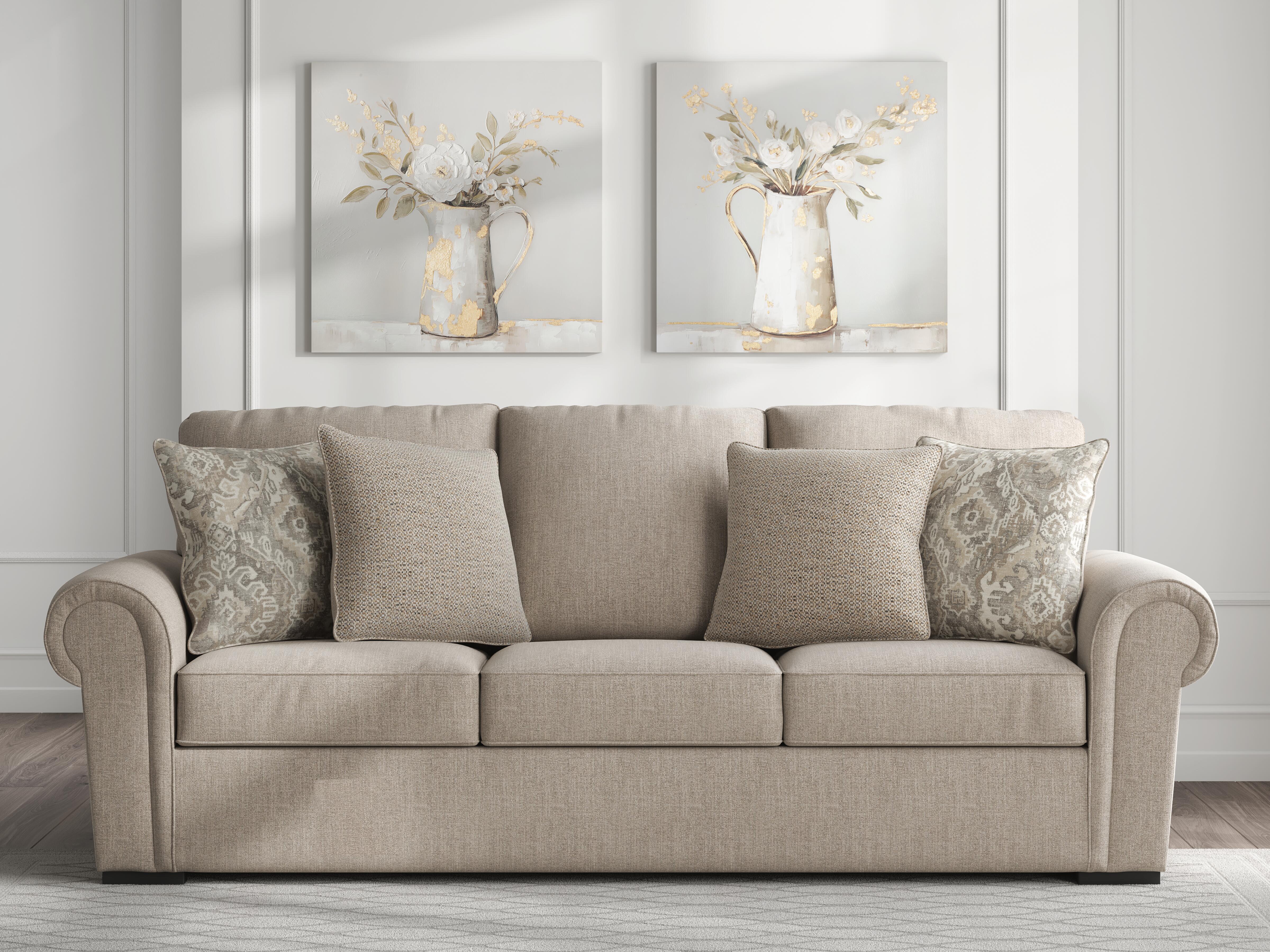 Dar Furniture - Ashley Furniture - Sararose Sofa - Sofa / Heather - 5710238