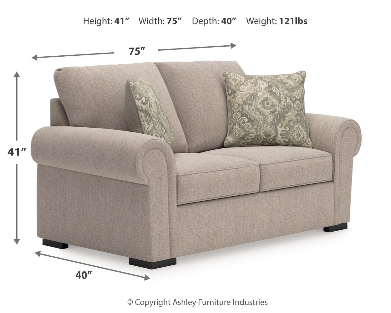 Sararose Loveseat