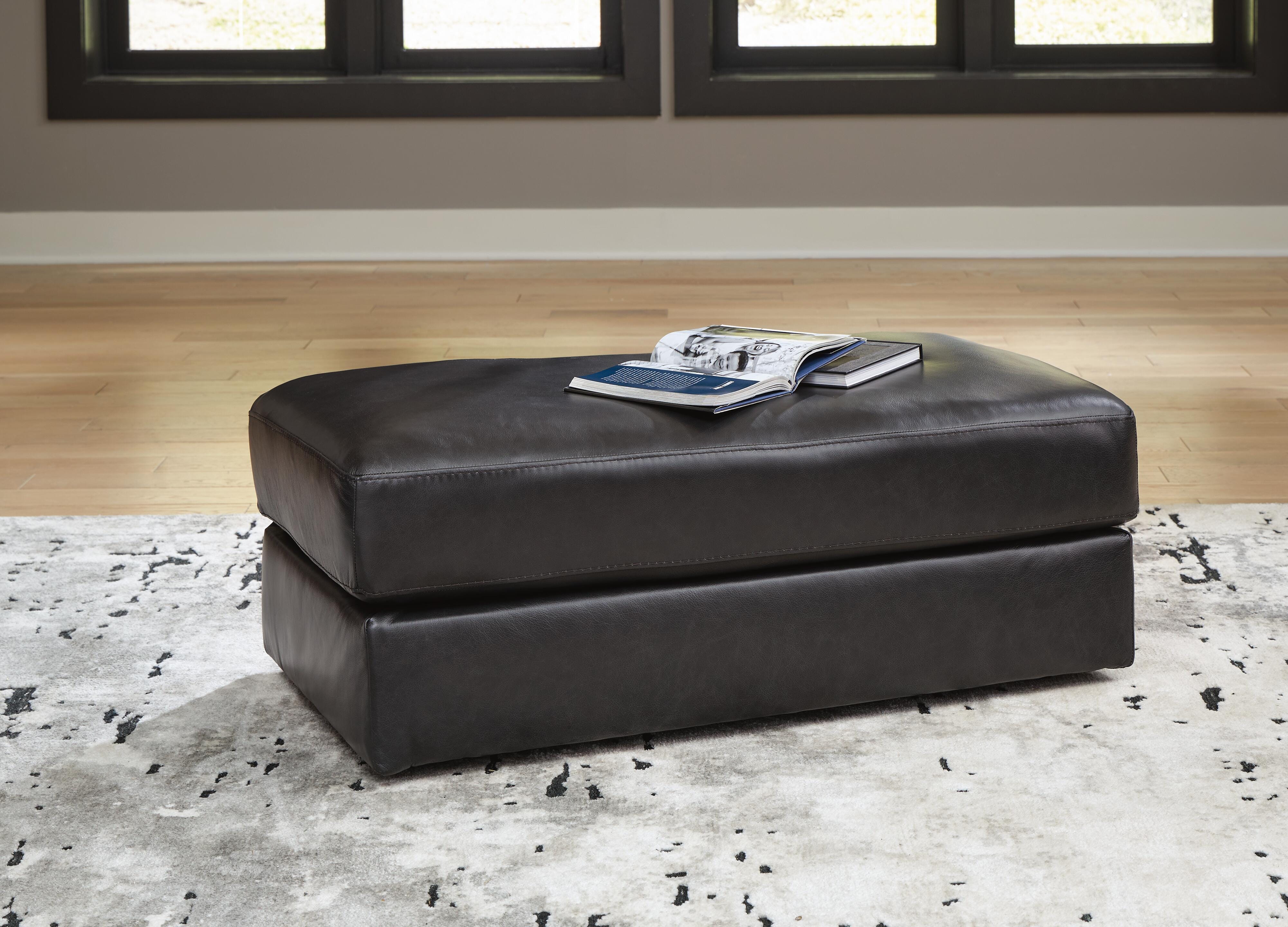 Dar Furniture - Ashley Furniture - Amiata Ottoman - Ottoman / Onyx - 5740514