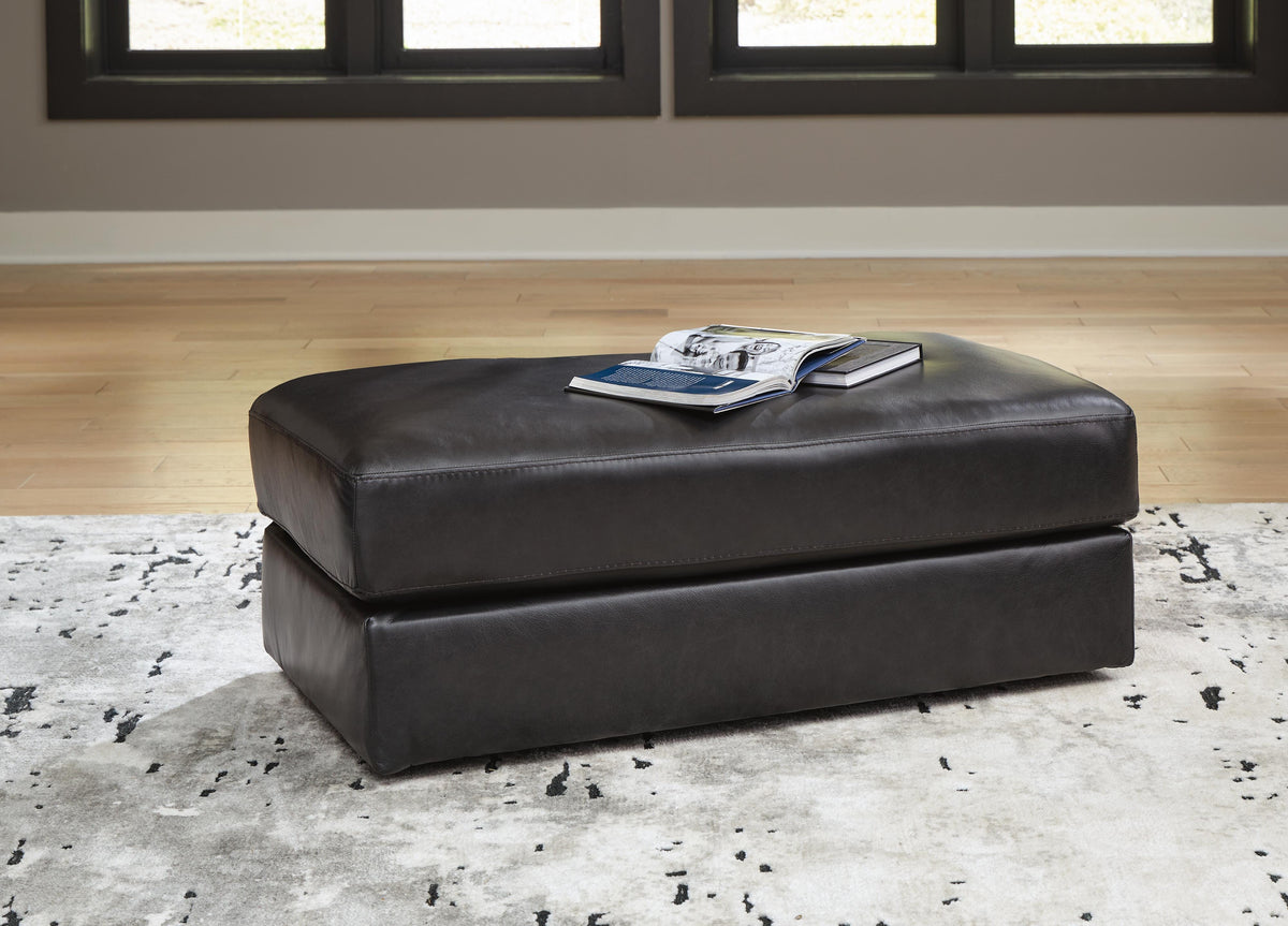 Dar Furniture - Ashley Furniture - Amiata Ottoman - Ottoman / Onyx - 5740514