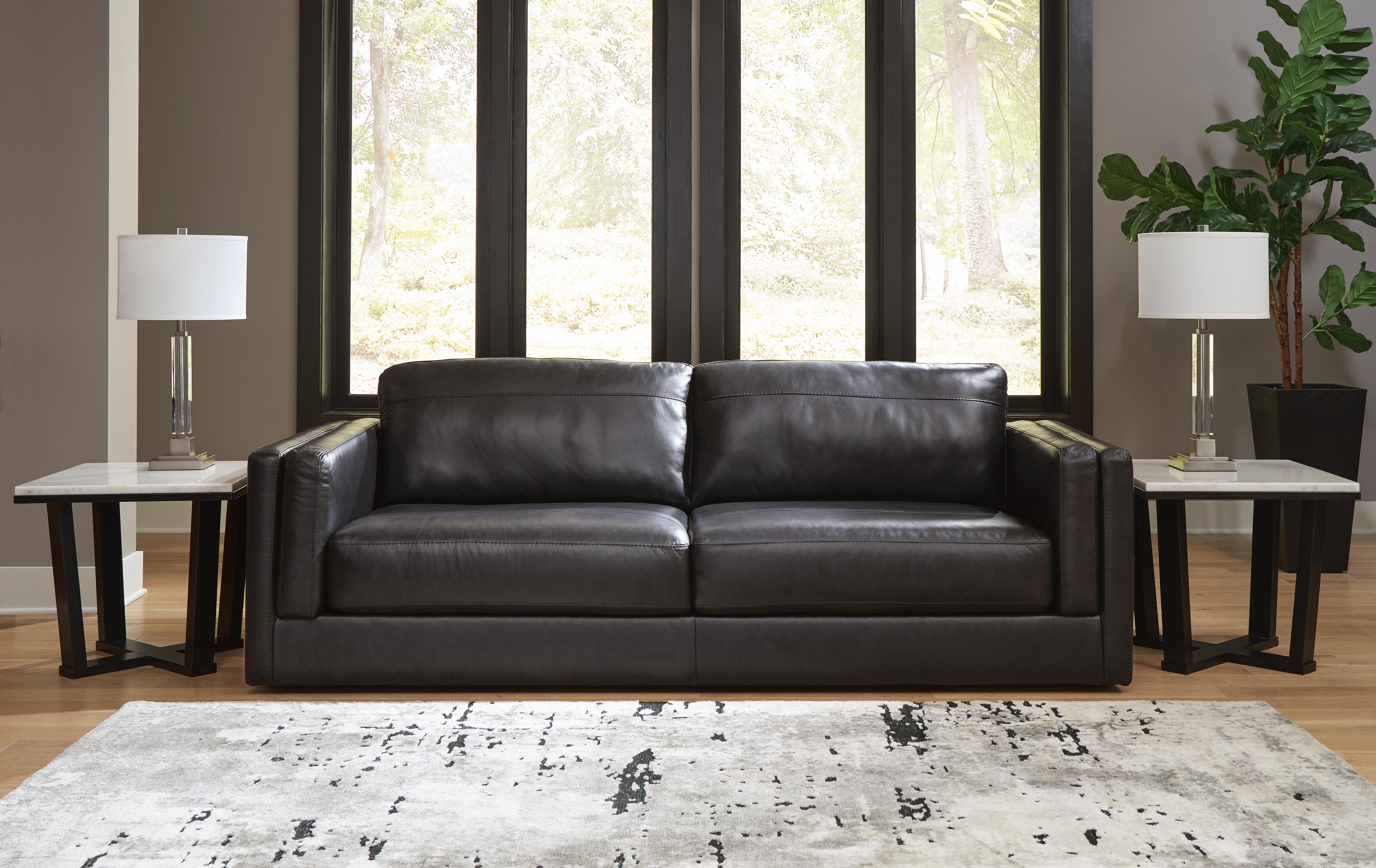 Dar Furniture - Ashley Furniture - Amiata Sofa - Sofa / Onyx - 5740538