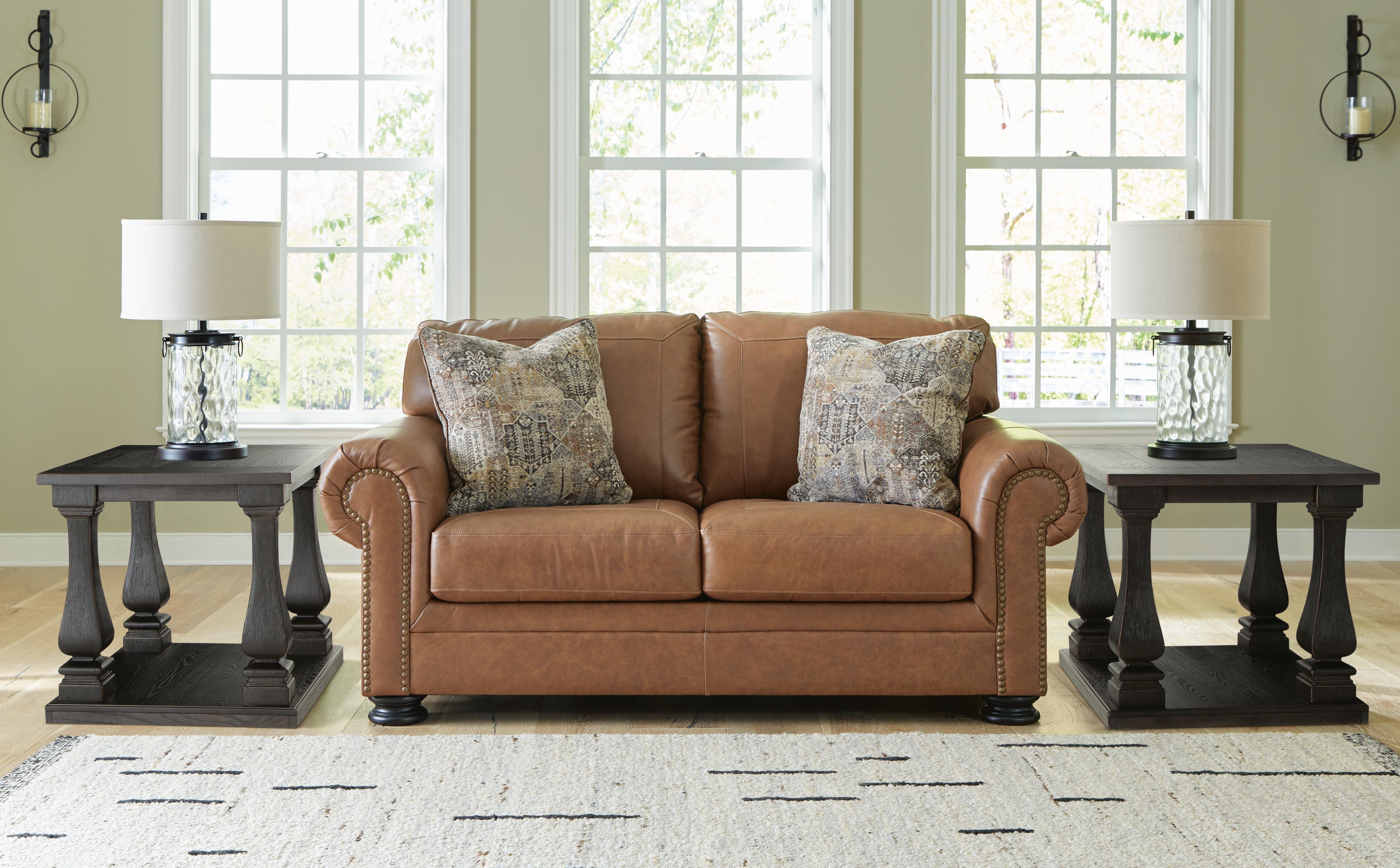 Dar Furniture - Ashley Furniture - Carianna Loveseat - Loveseat / Caramel - 5760435