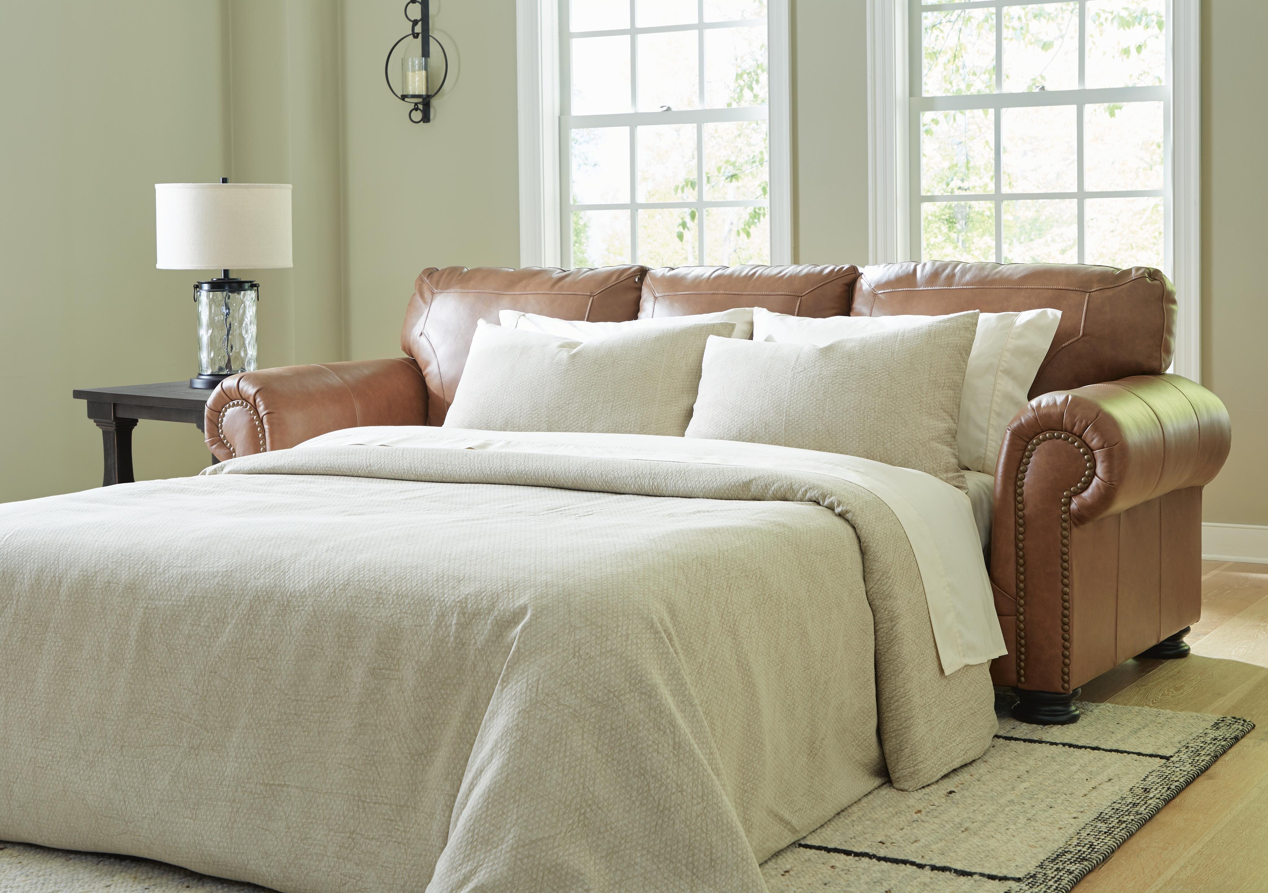 Dar Furniture - Ashley Furniture - Carianna Queen Sofa Sleeper - Queen Sofa Sleeper / Caramel - 5760439