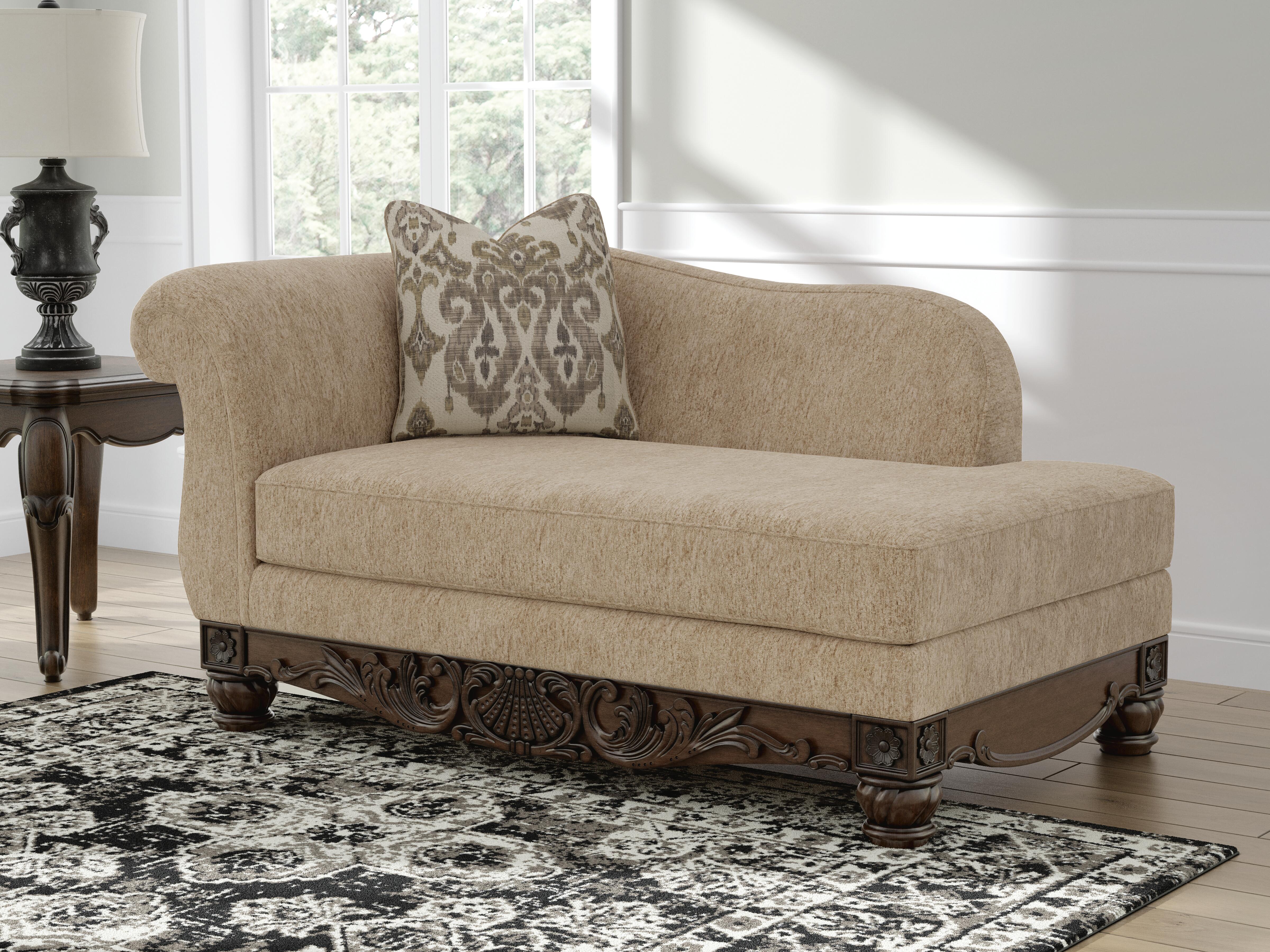 Dar Furniture - Ashley Furniture - Chelsworth Right-Arm Facing Corner Chaise - RAF Corner Chaise / Golden - PC5790516